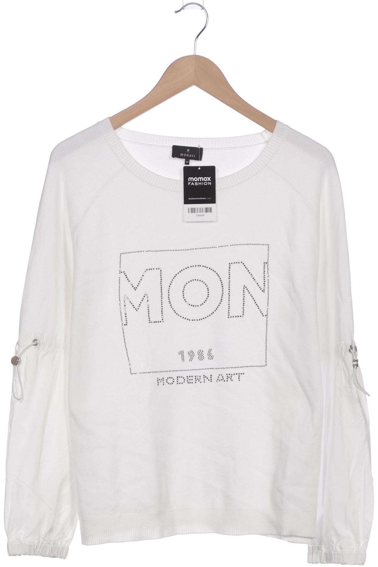 

monari Damen Pullover, weiß, Gr. 44