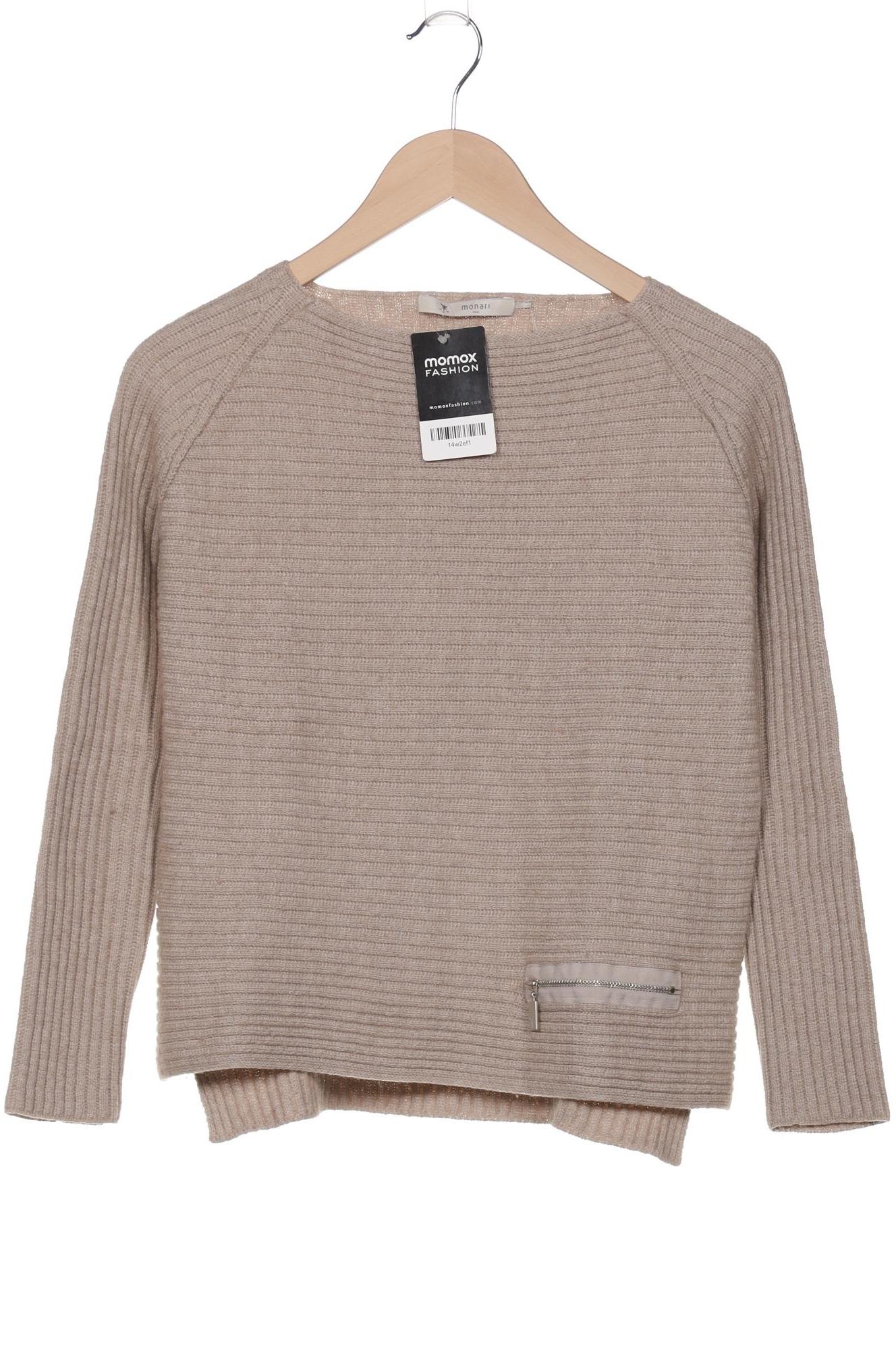 

monari Damen Pullover, beige, Gr. 38