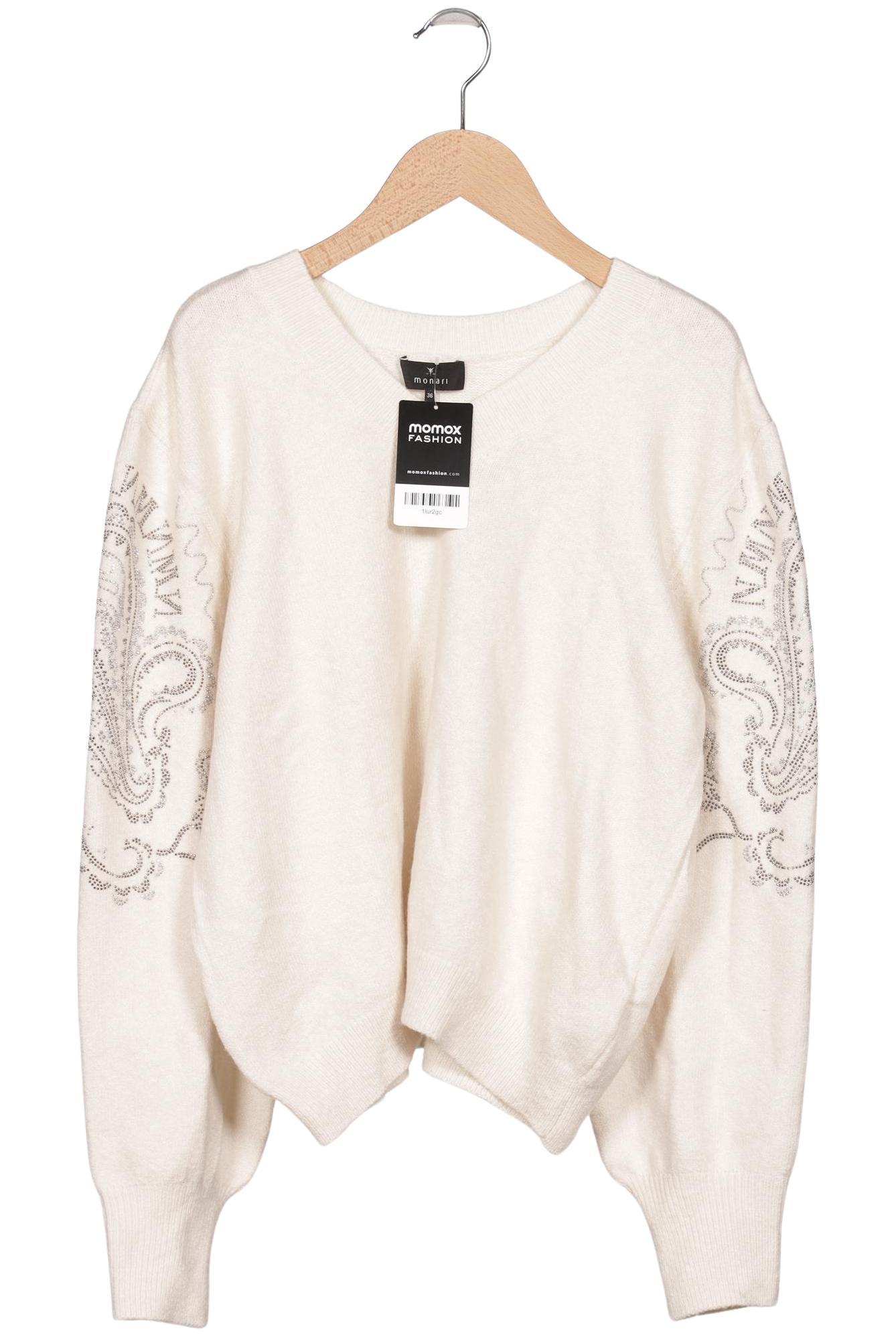 

monari Damen Pullover, beige, Gr. 36