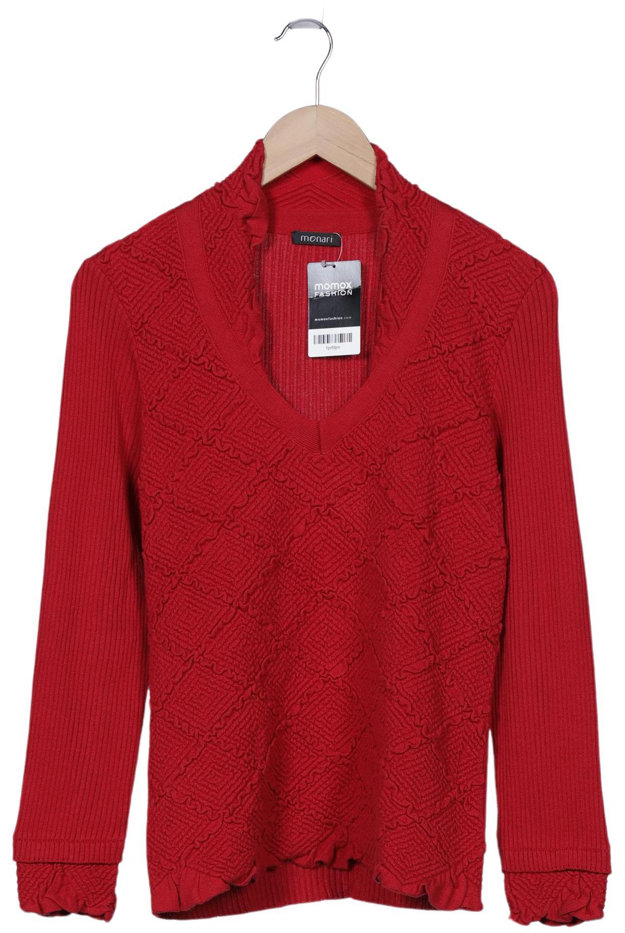 

monari Damen Pullover, rot, Gr. 44