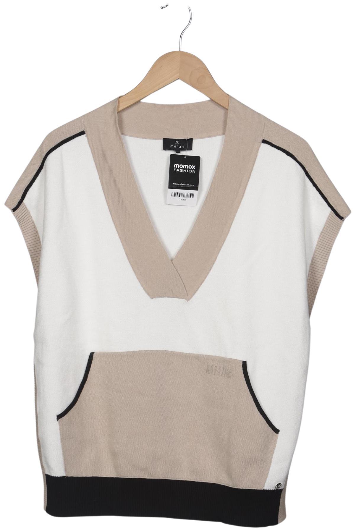 

monari Damen Pullover, beige, Gr. 34