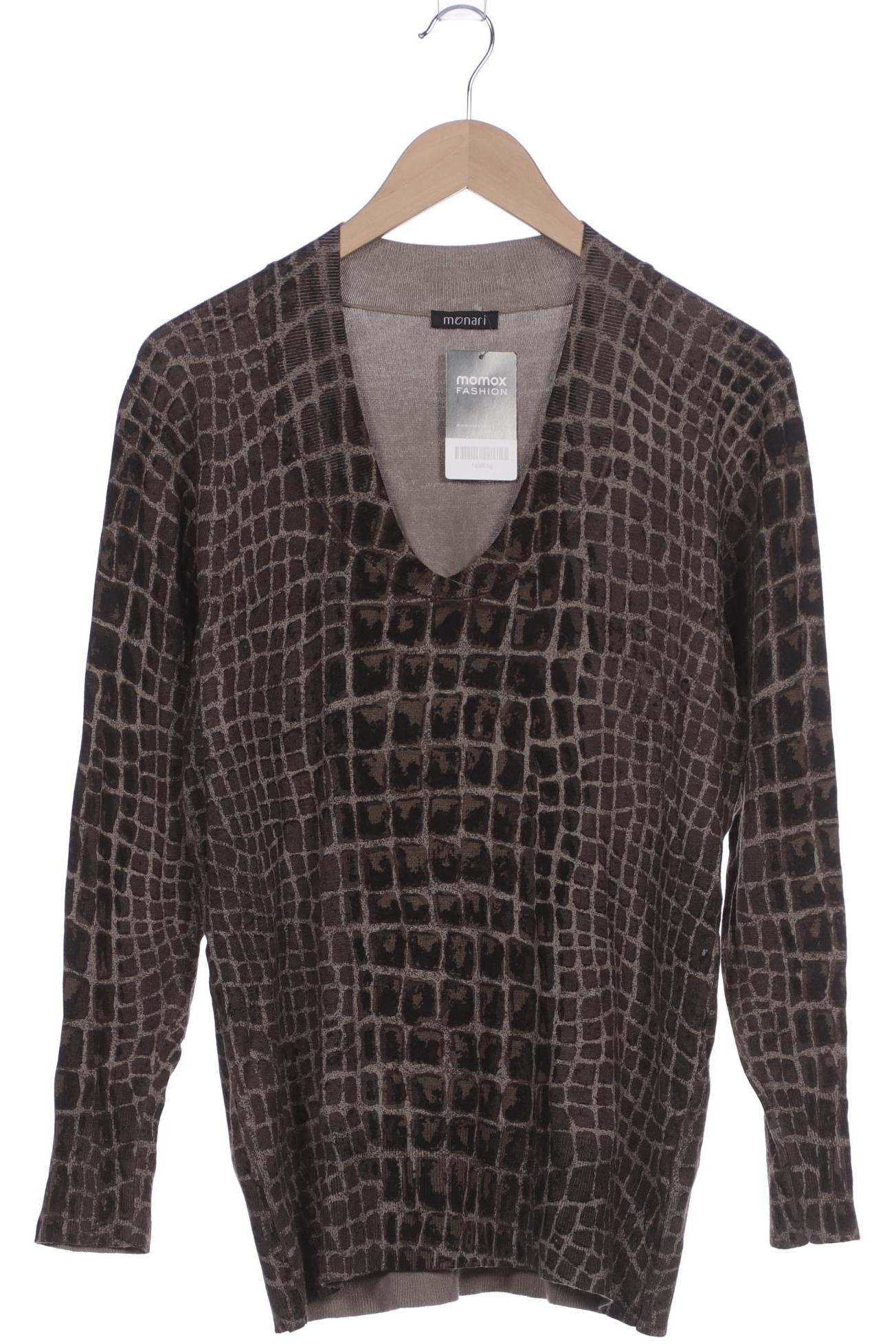

monari Damen Pullover, braun, Gr. 44
