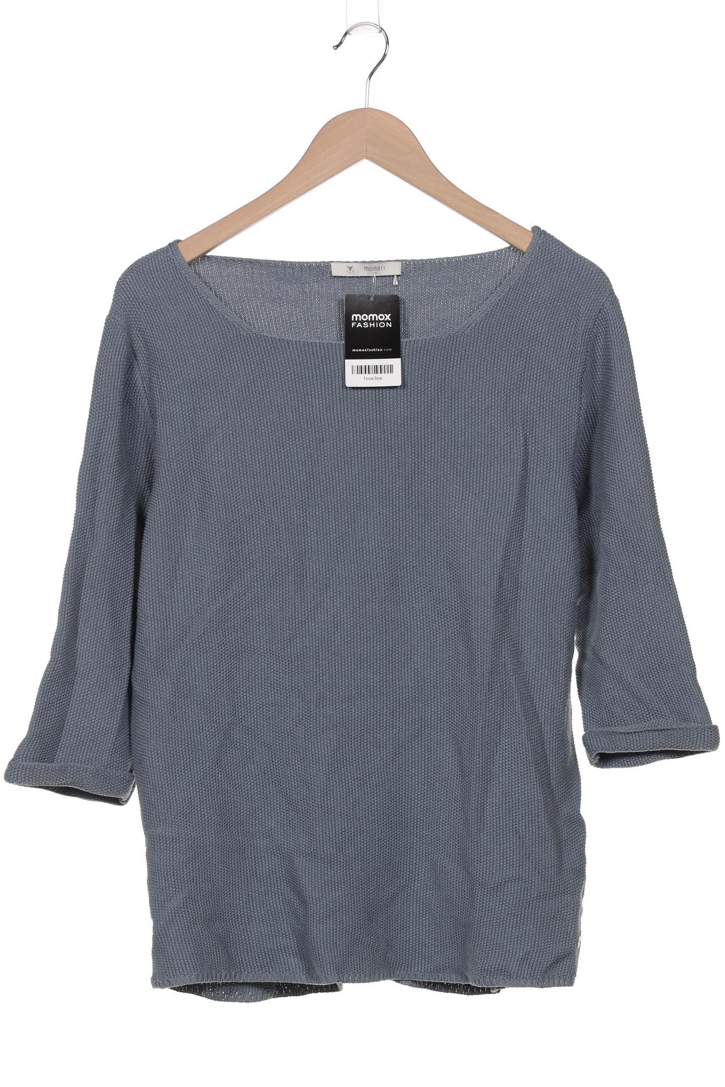 

monari Damen Pullover, blau, Gr. 44