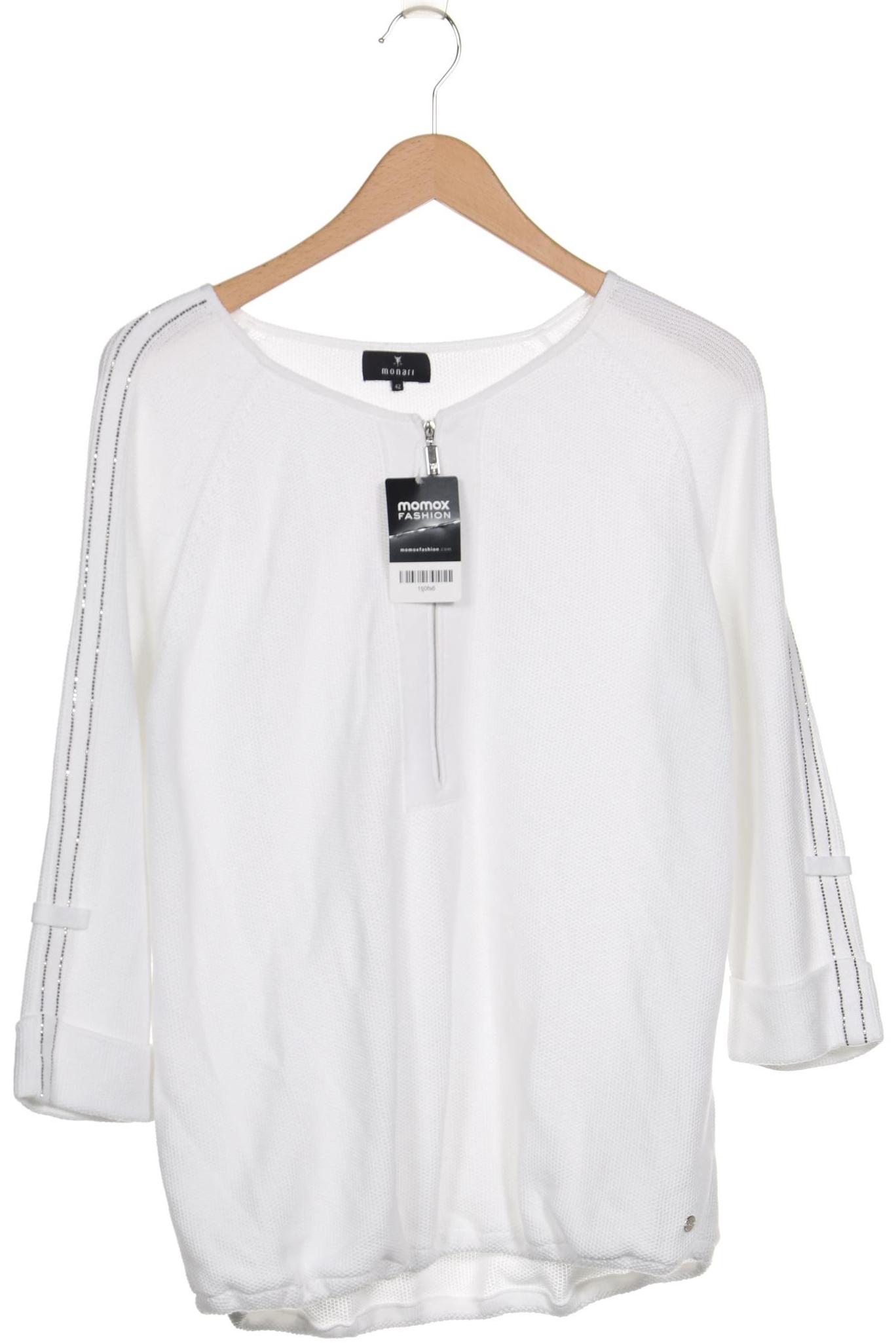 

monari Damen Pullover, weiß, Gr. 42