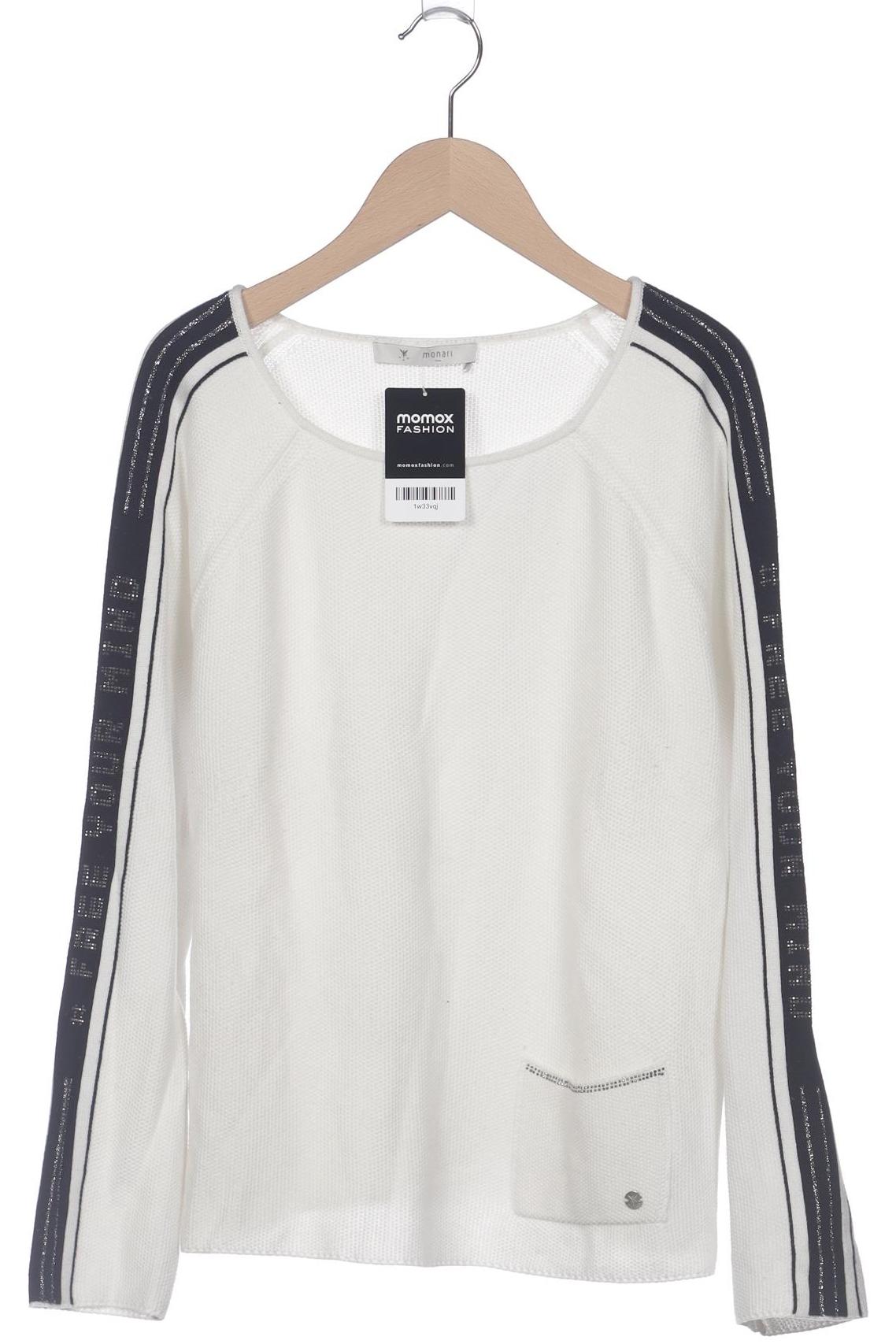 

monari Damen Pullover, weiß, Gr. 38