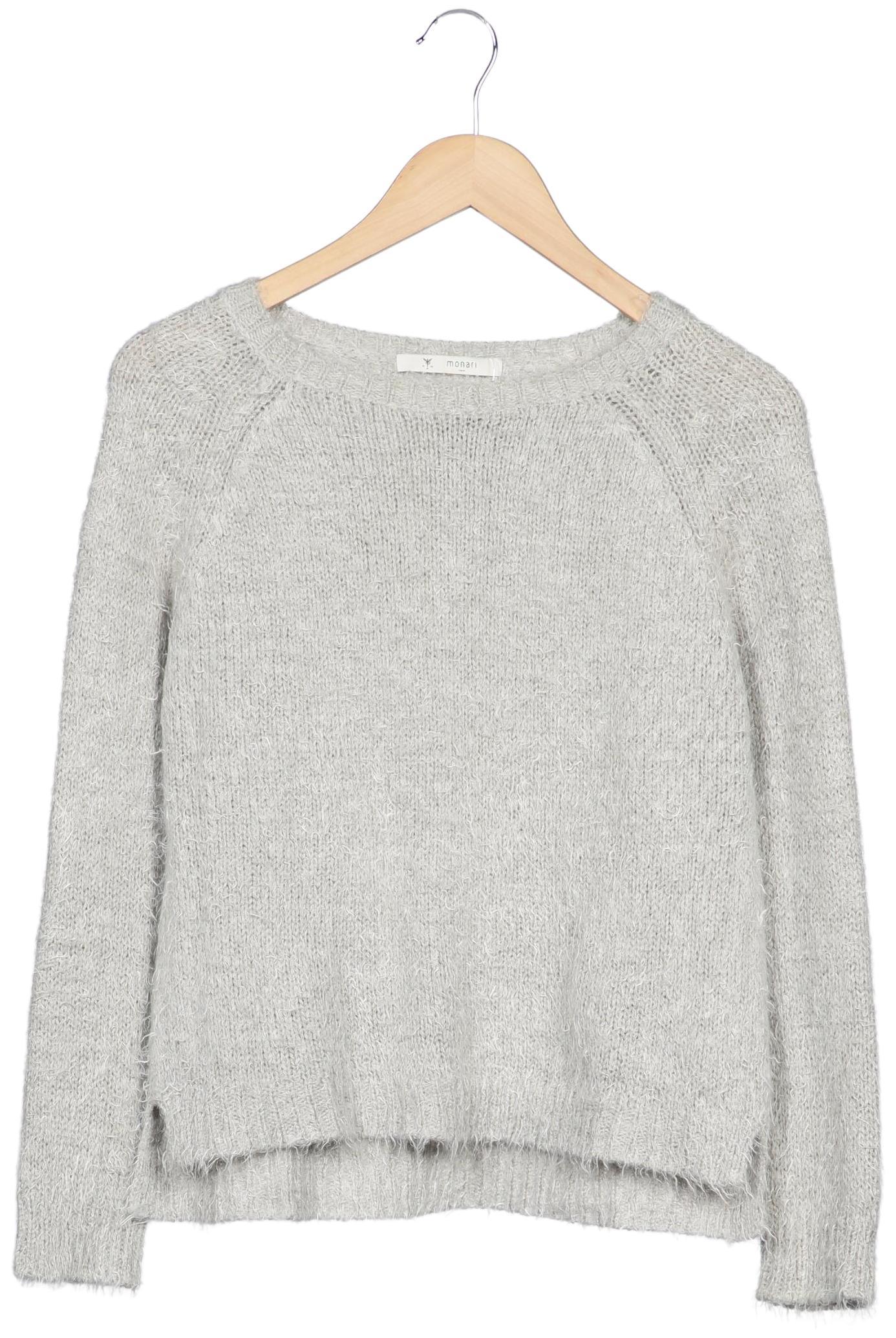 

monari Damen Pullover, grau, Gr. 36