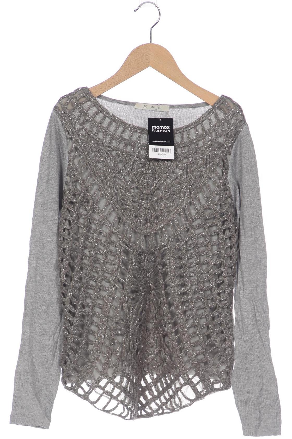 

monari Damen Pullover, grau, Gr. 38