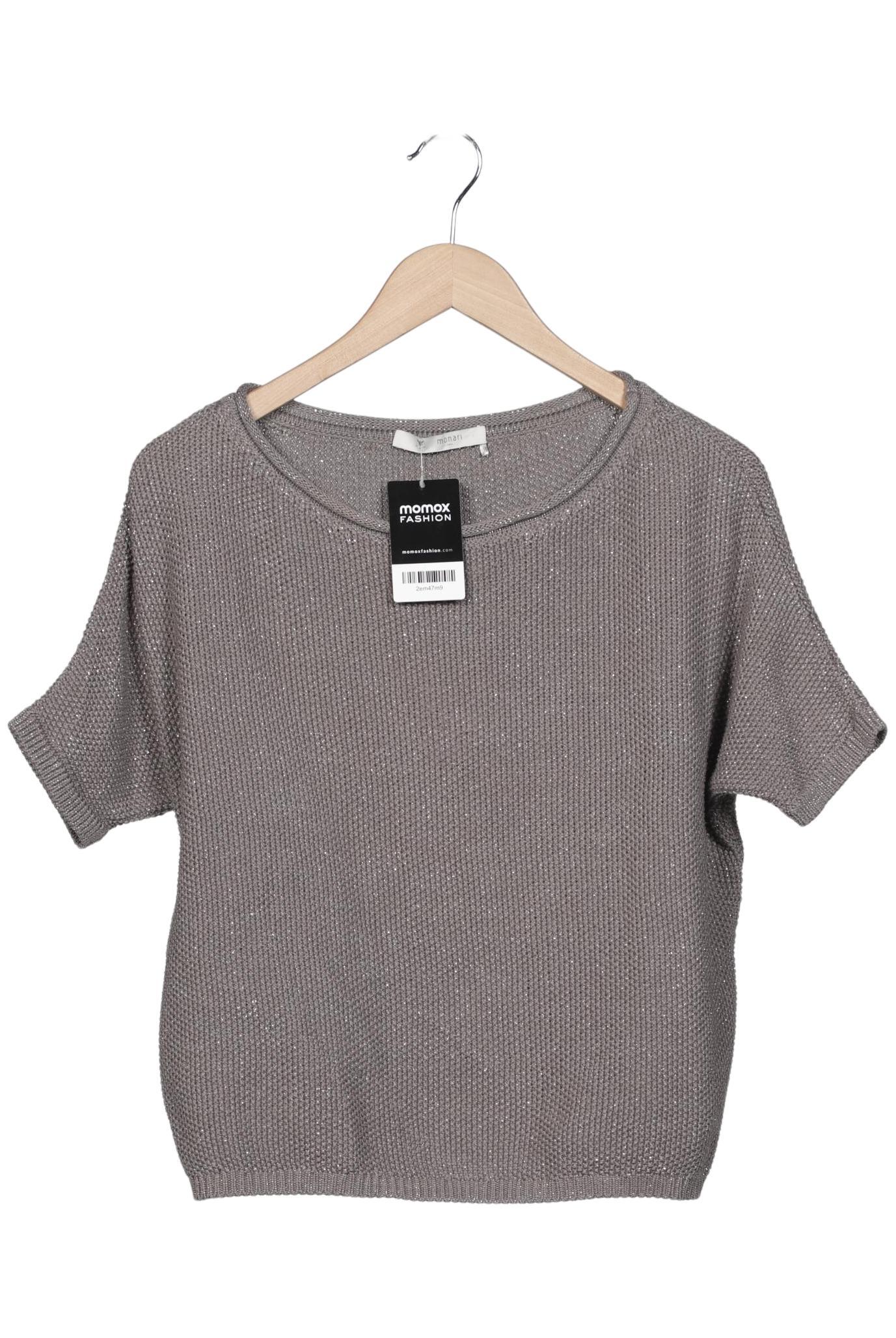 

monari Damen Pullover, grau, Gr. 38
