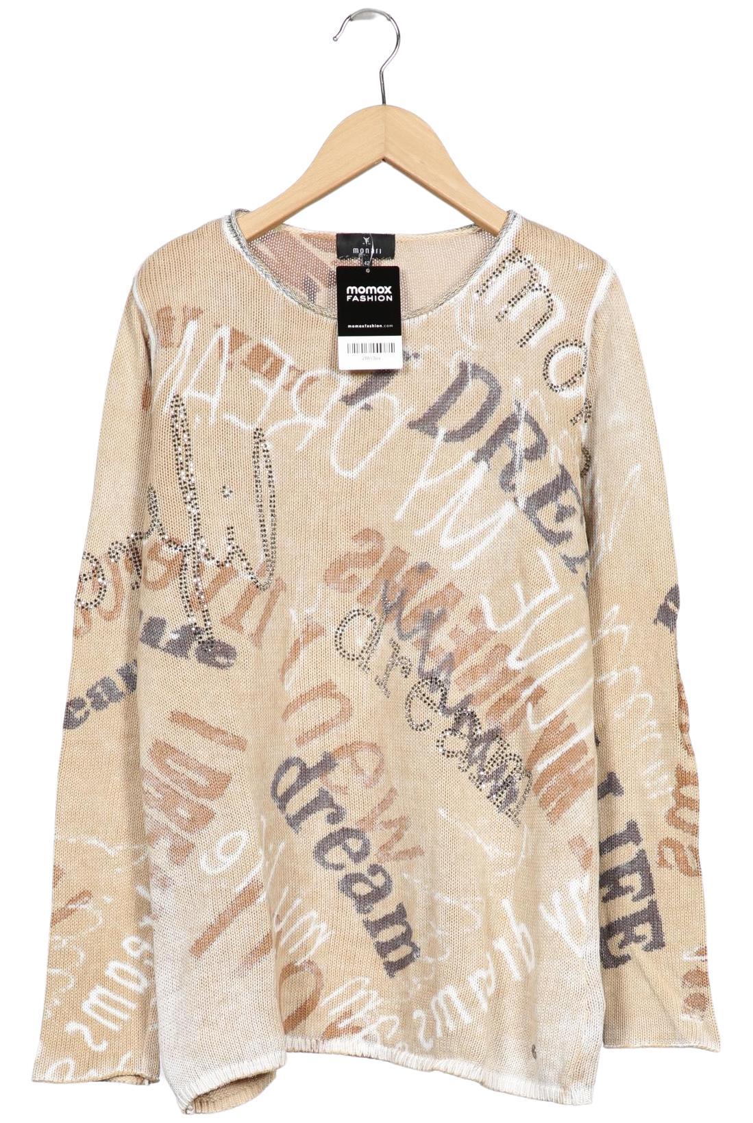 

monari Damen Pullover, beige, Gr. 42