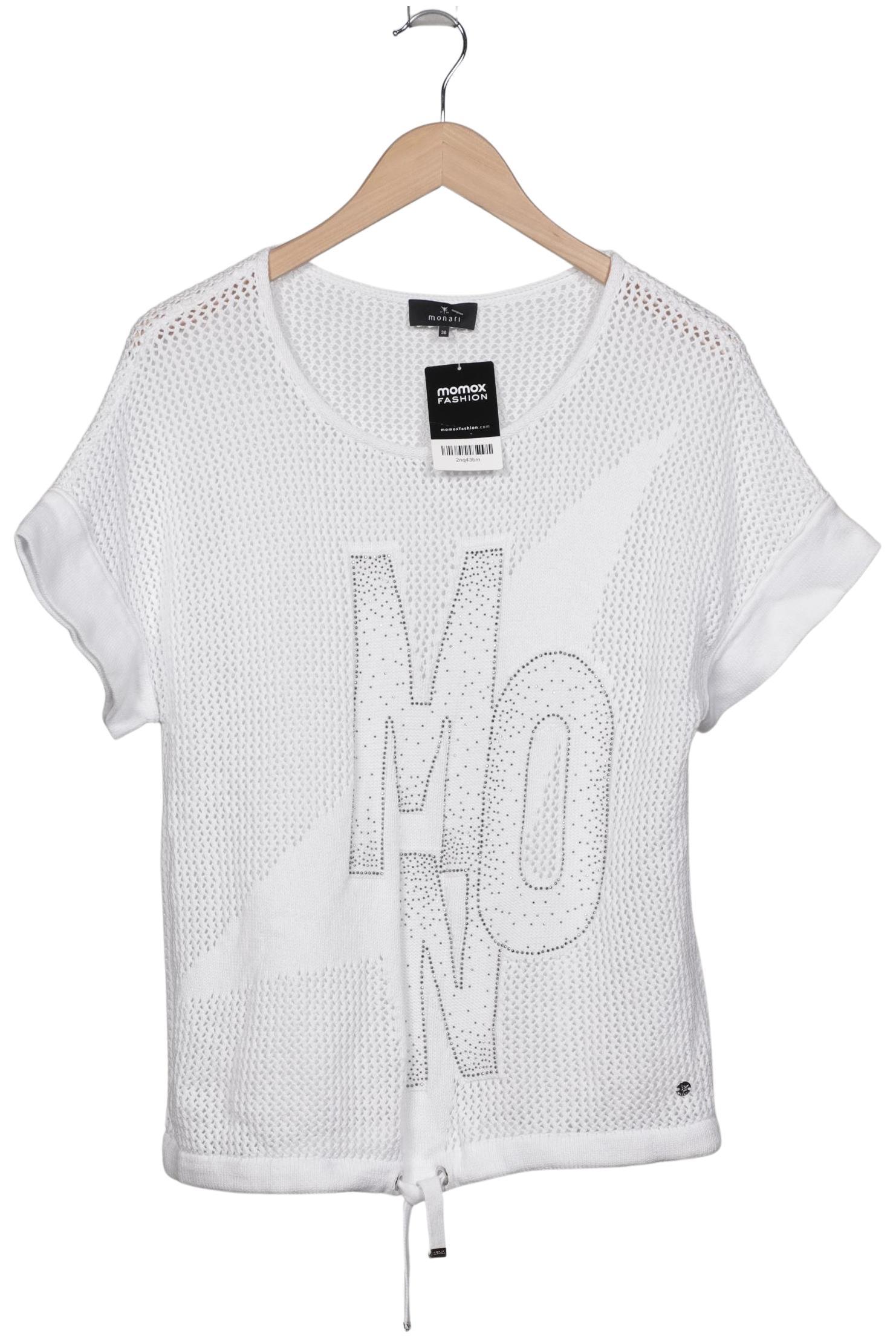 

monari Damen Pullover, weiß, Gr. 38