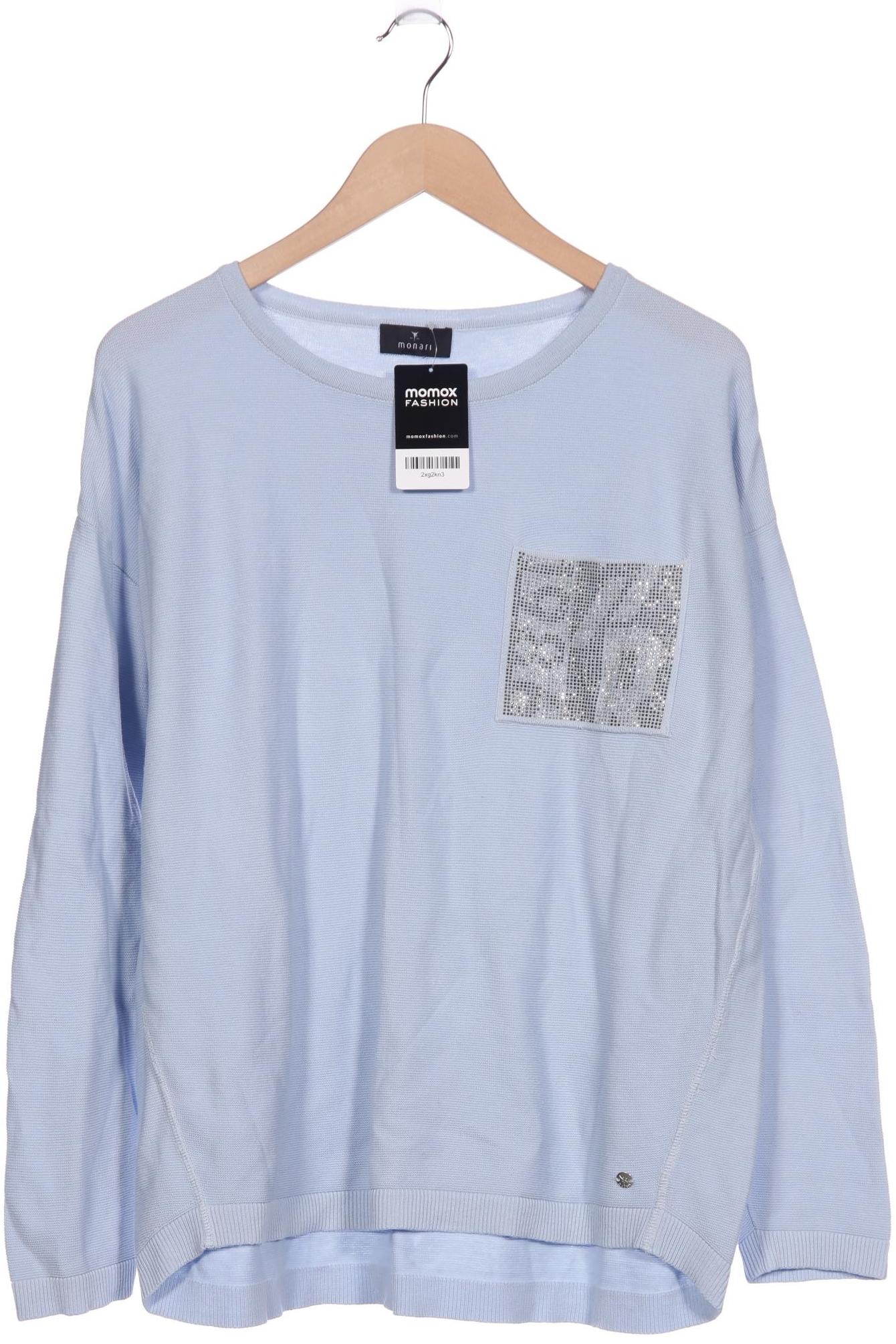 

monari Damen Pullover, blau, Gr. 44