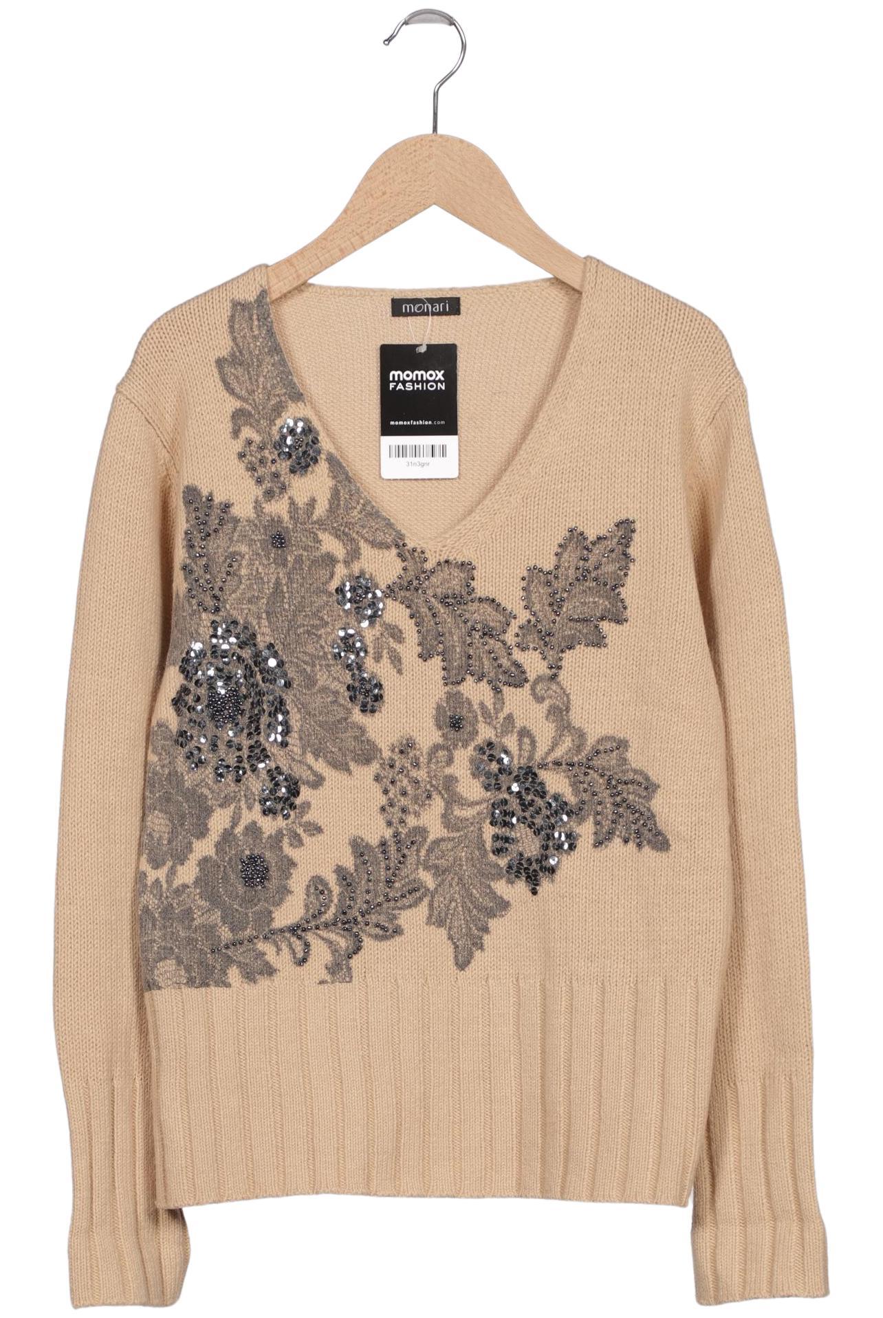 

monari Damen Pullover, beige, Gr. 40
