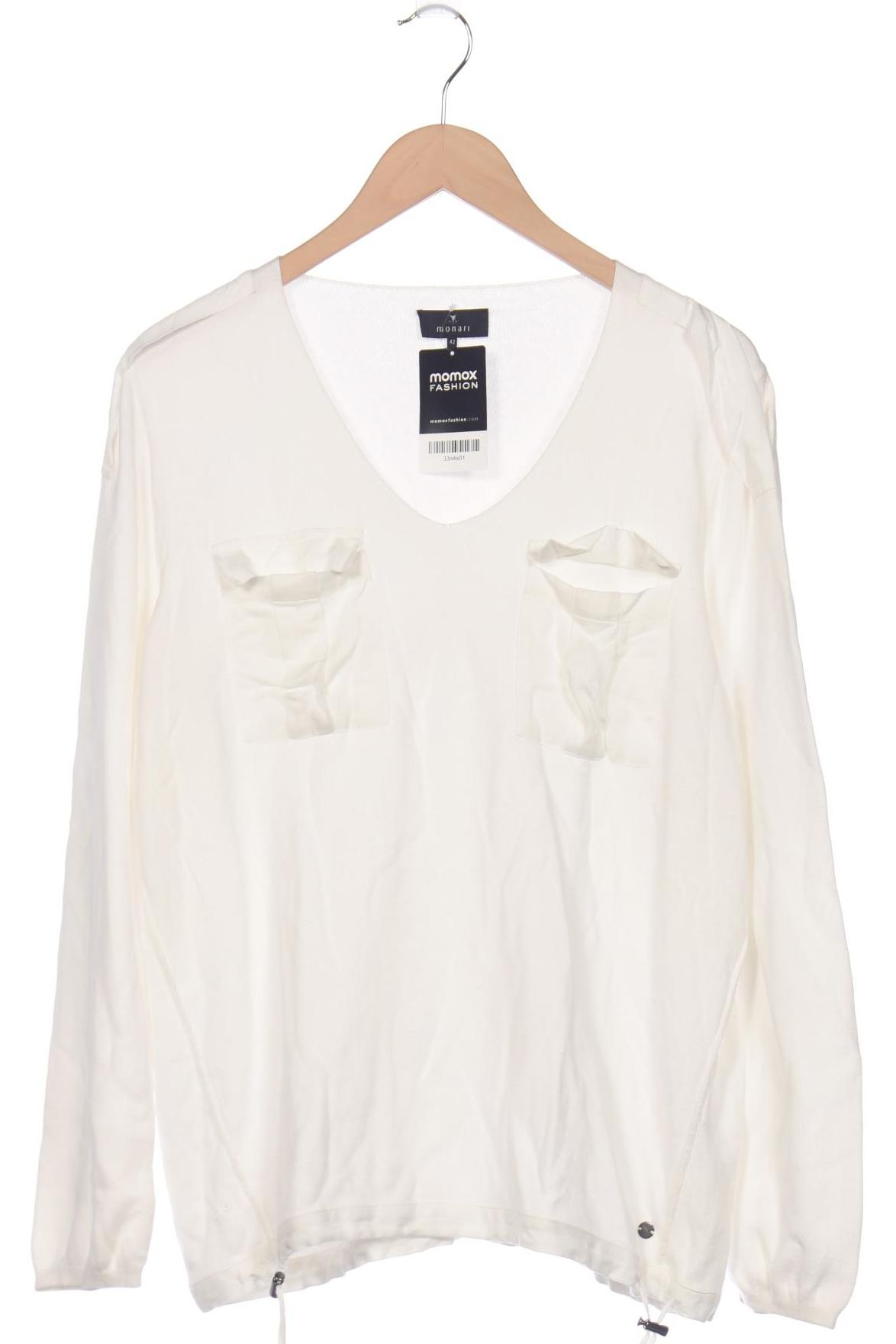 

monari Damen Pullover, weiß, Gr. 42