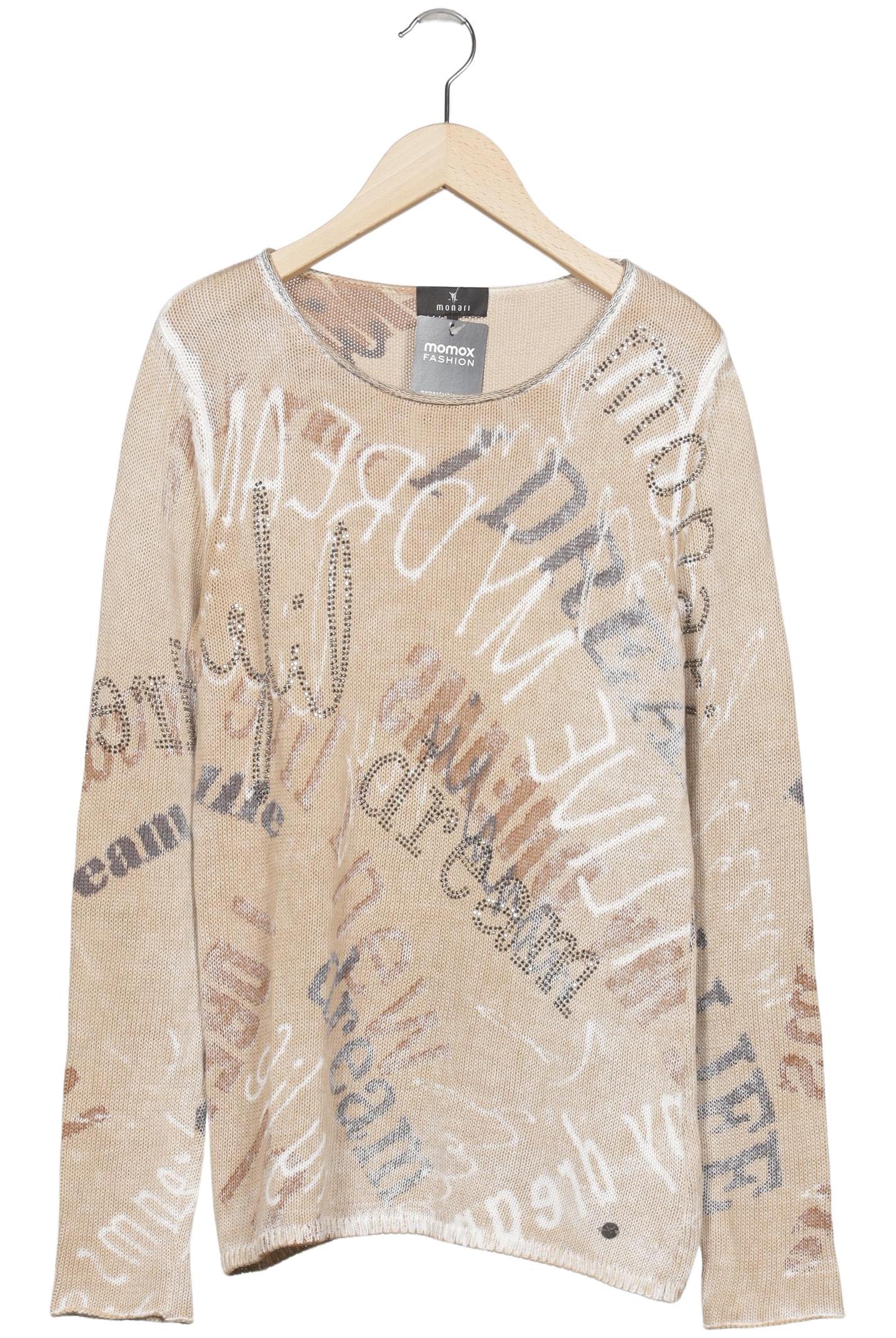 

monari Damen Pullover, beige, Gr. 36