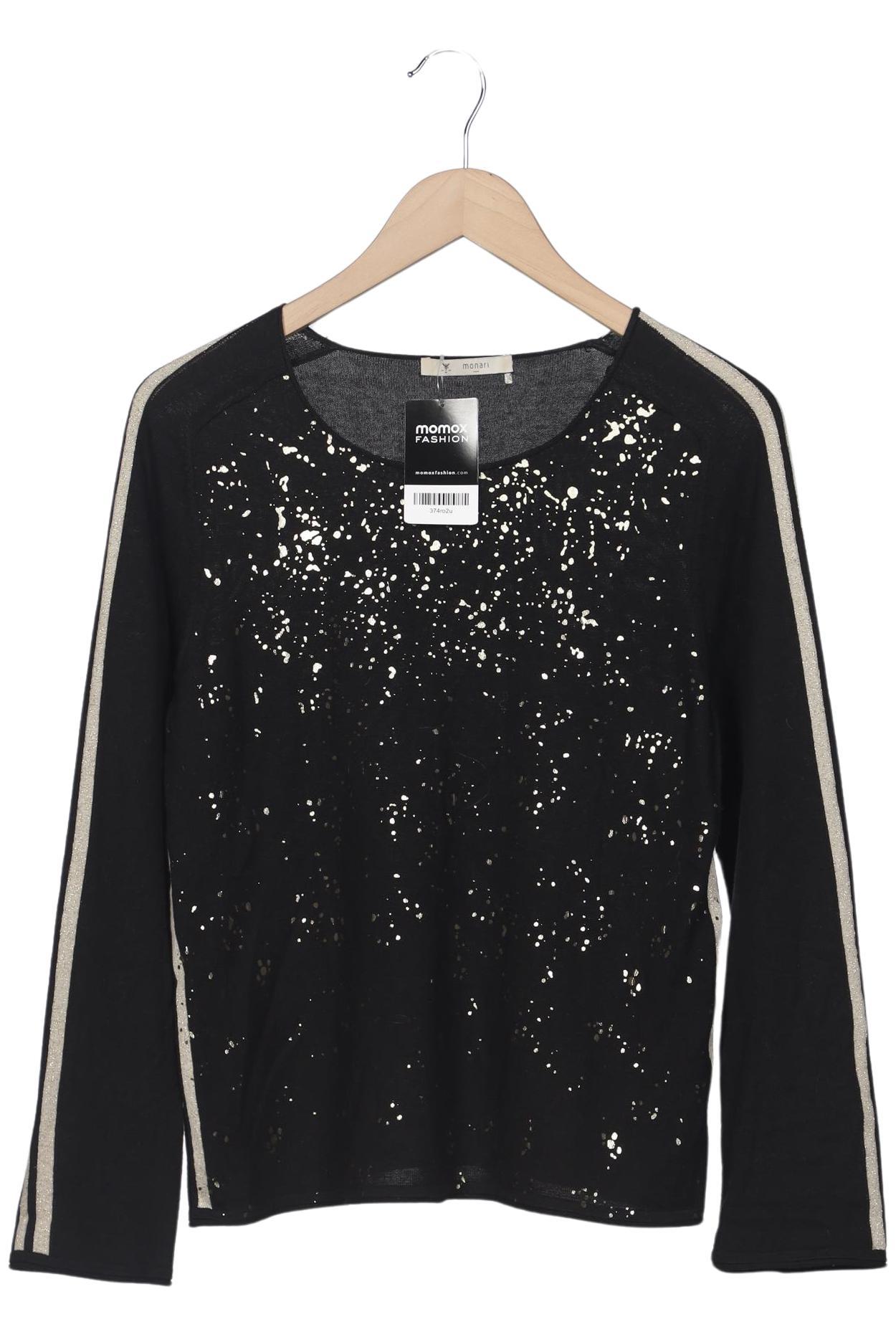 

monari Damen Pullover, schwarz, Gr. 38