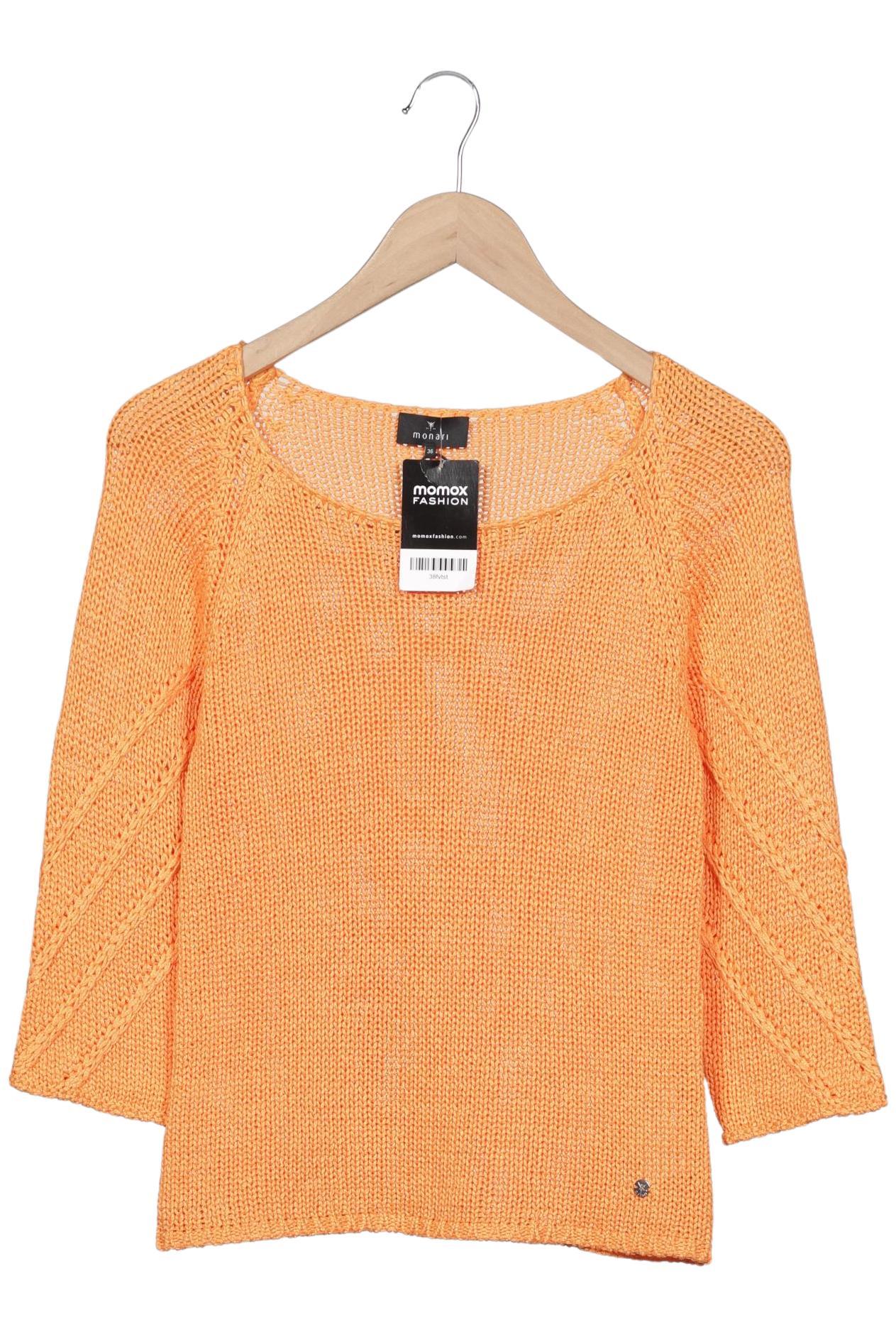 

monari Damen Pullover, orange, Gr. 36