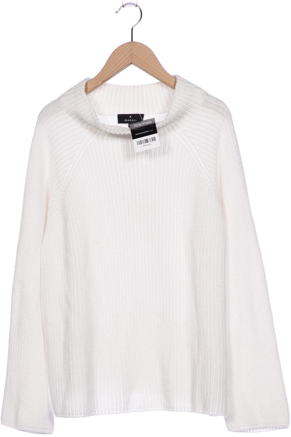 

monari Damen Pullover, weiß, Gr. 42