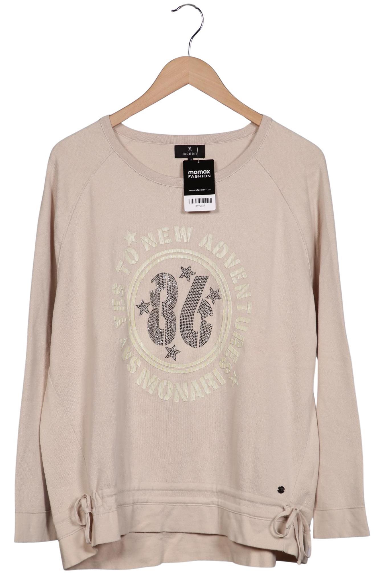 

monari Damen Pullover, beige, Gr. 44