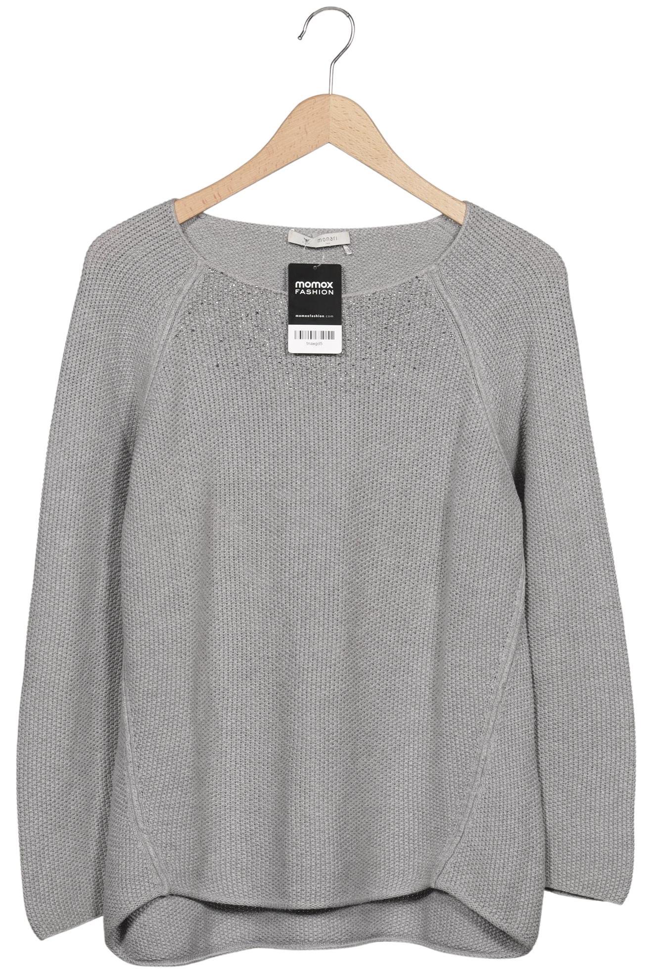

monari Damen Pullover, grau, Gr. 42