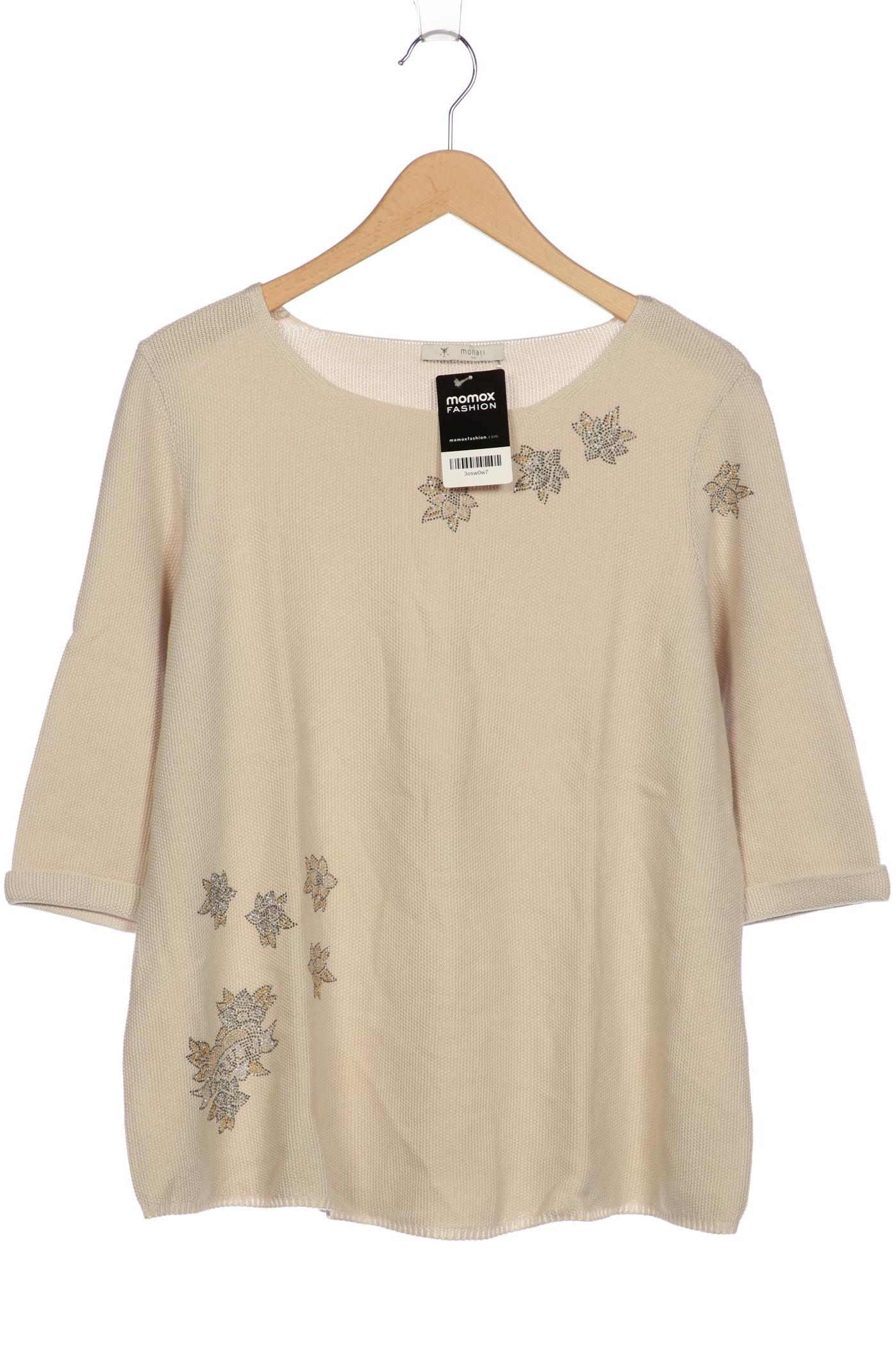 

monari Damen Pullover, beige, Gr. 42