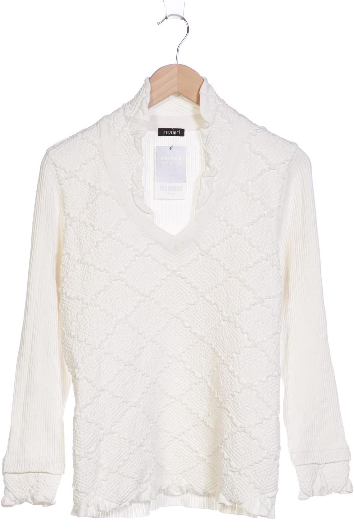 

monari Damen Pullover, weiß, Gr. 48