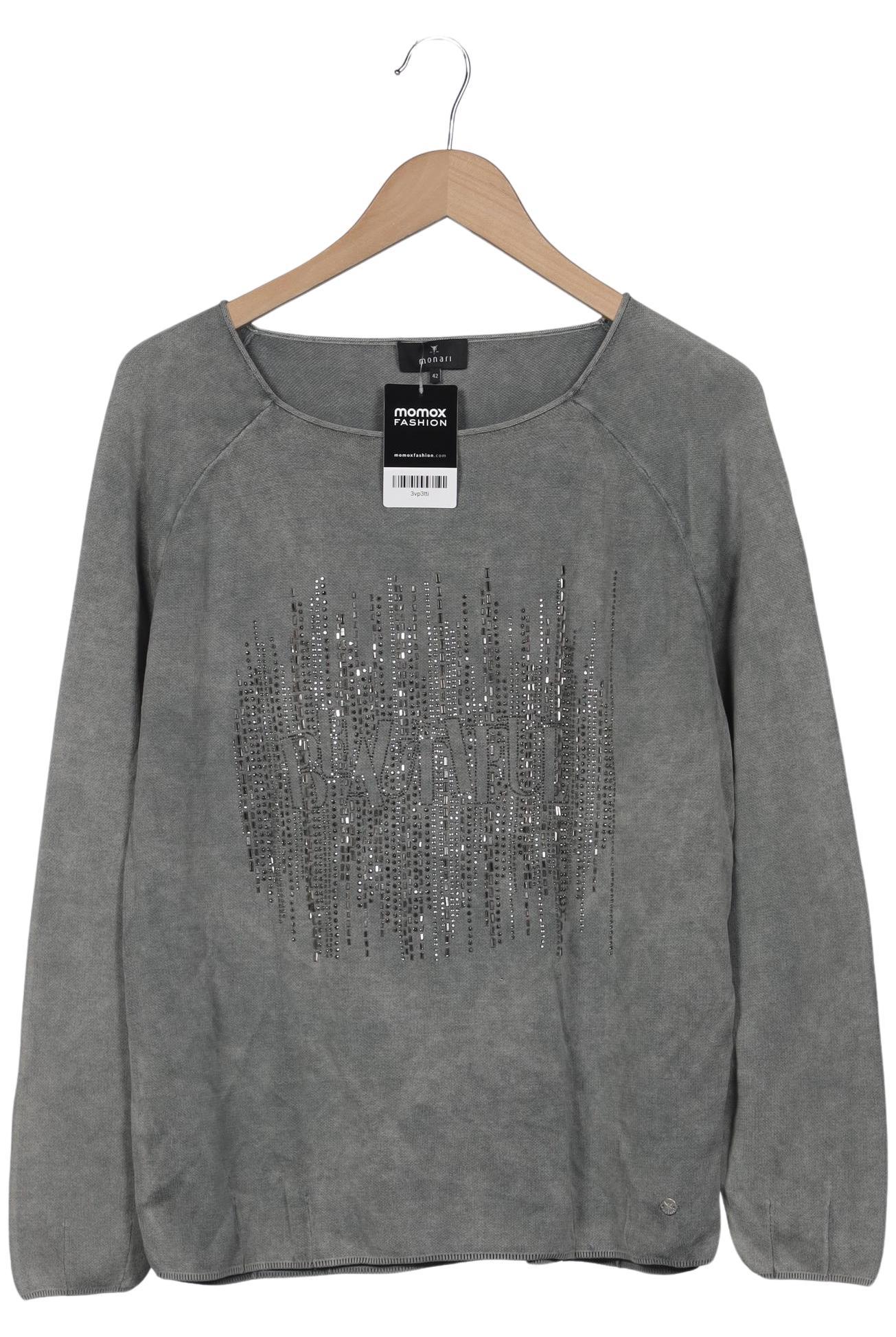 

monari Damen Pullover, grau, Gr. 42