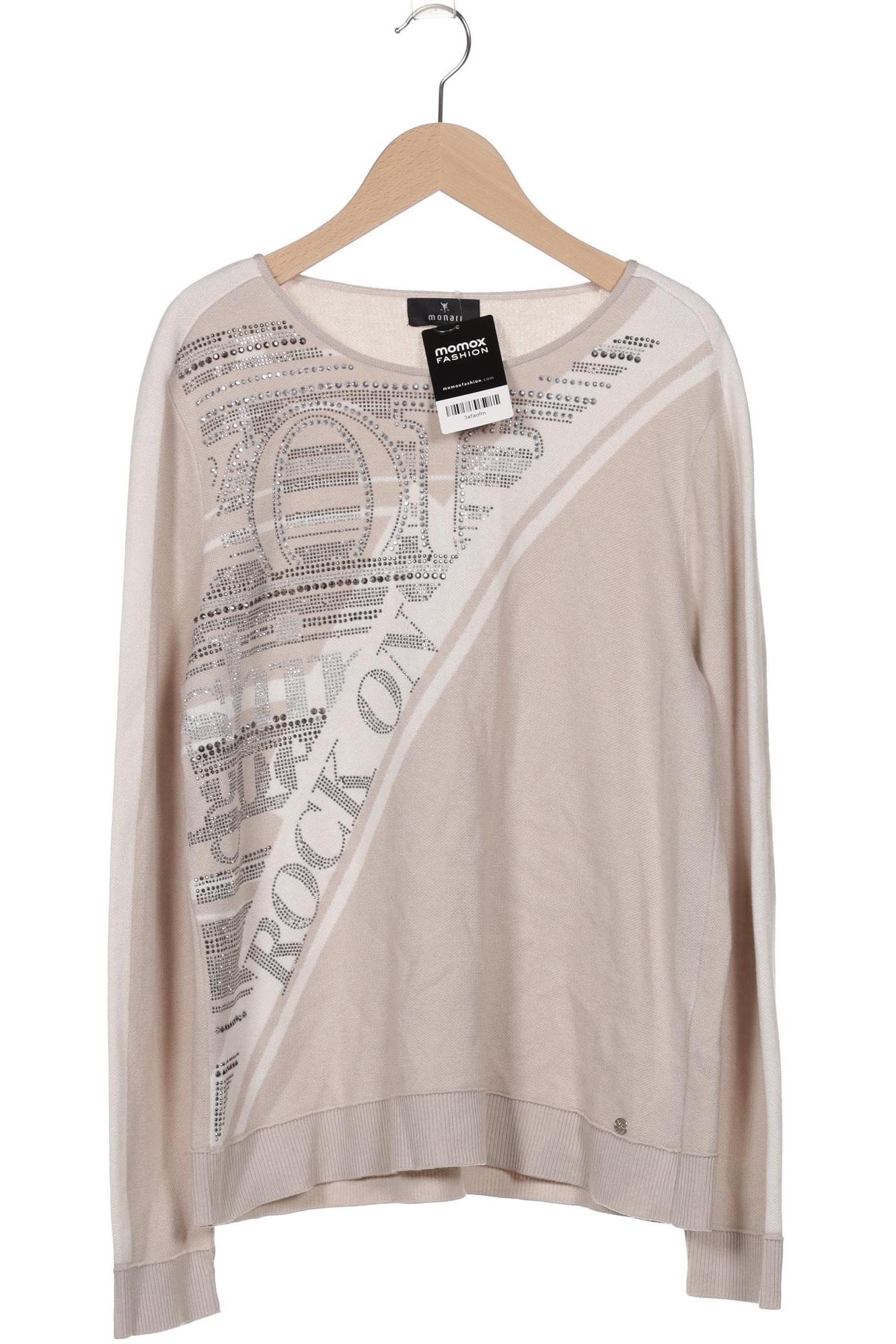 

monari Damen Pullover, beige, Gr. 40