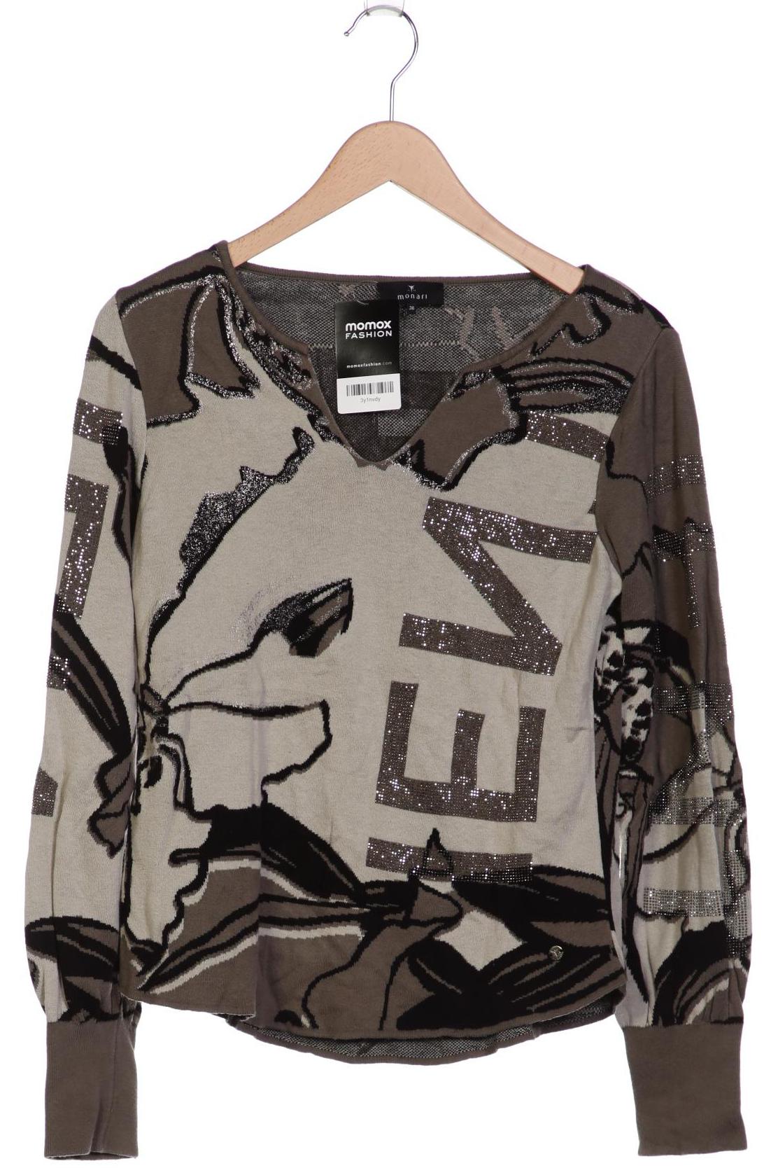 

monari Damen Pullover, grau, Gr. 36
