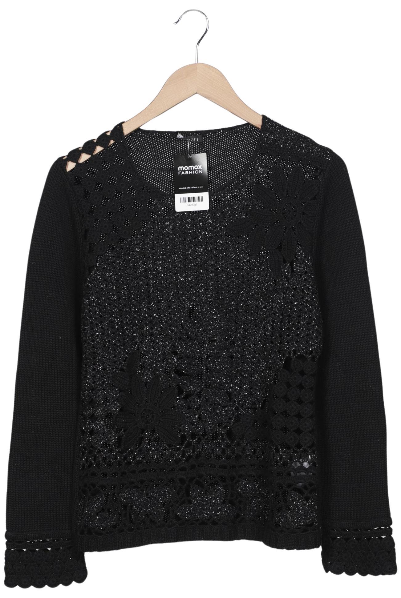 

monari Damen Pullover, schwarz, Gr. 40