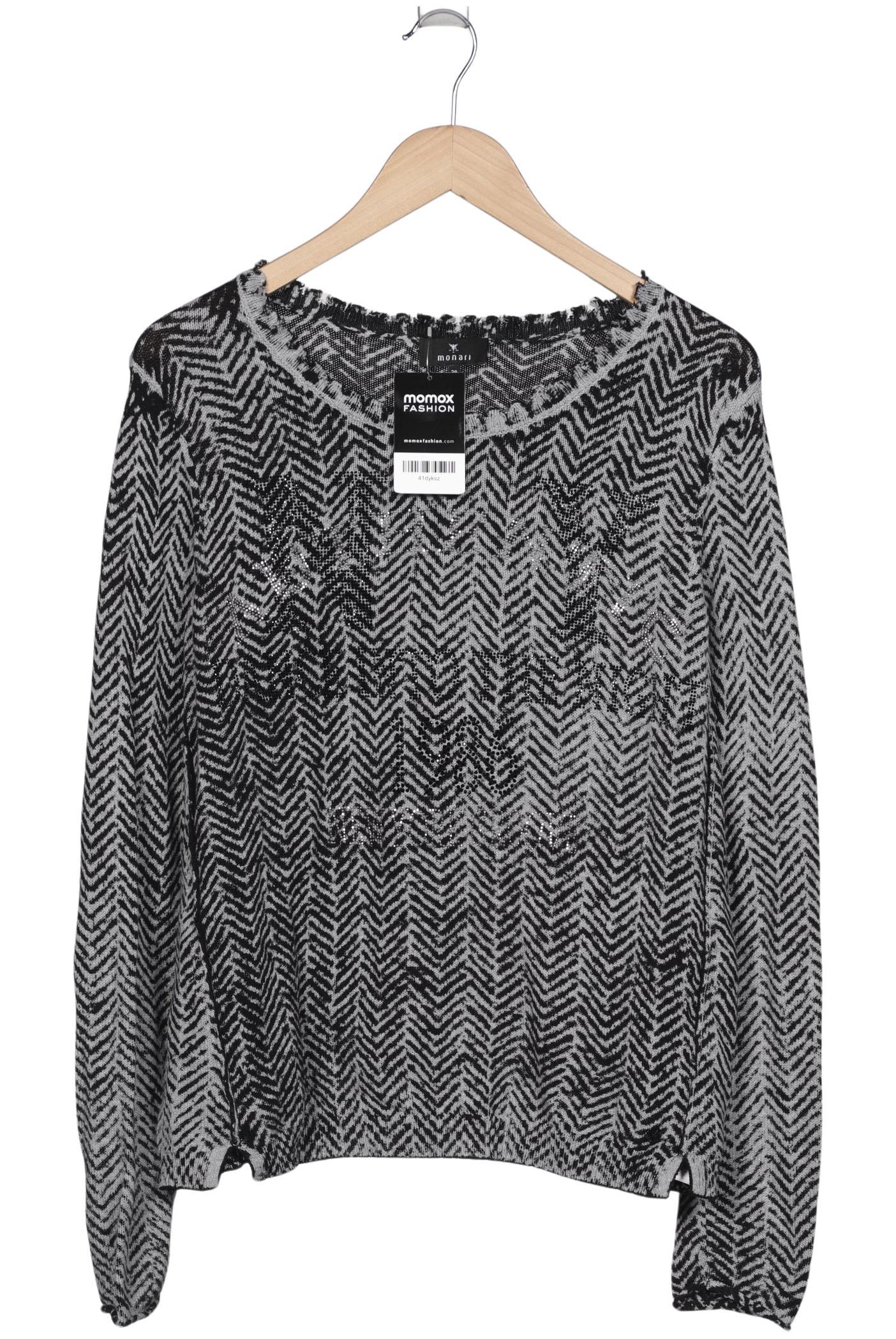 

monari Damen Pullover, grau, Gr. 38