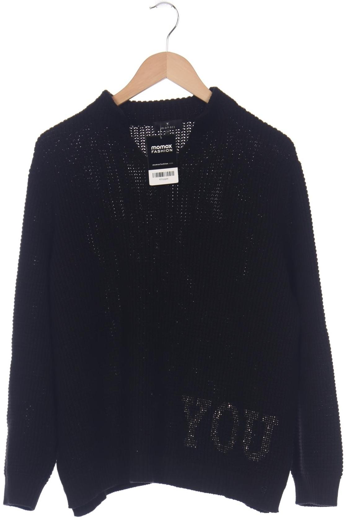 

monari Damen Pullover, schwarz, Gr. 44