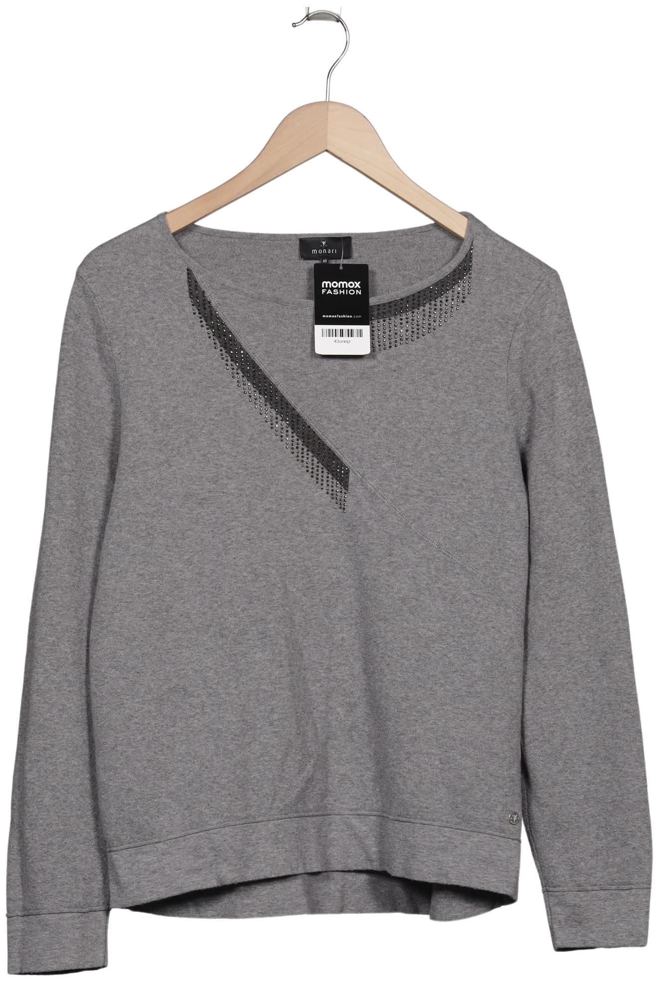 

monari Damen Pullover, grau, Gr. 40