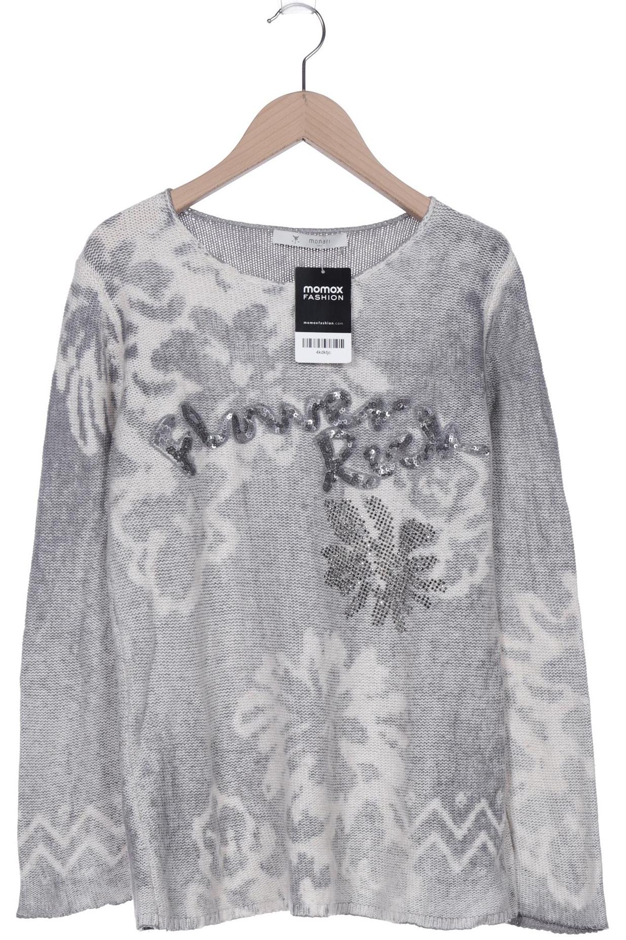 

monari Damen Pullover, grau, Gr. 38