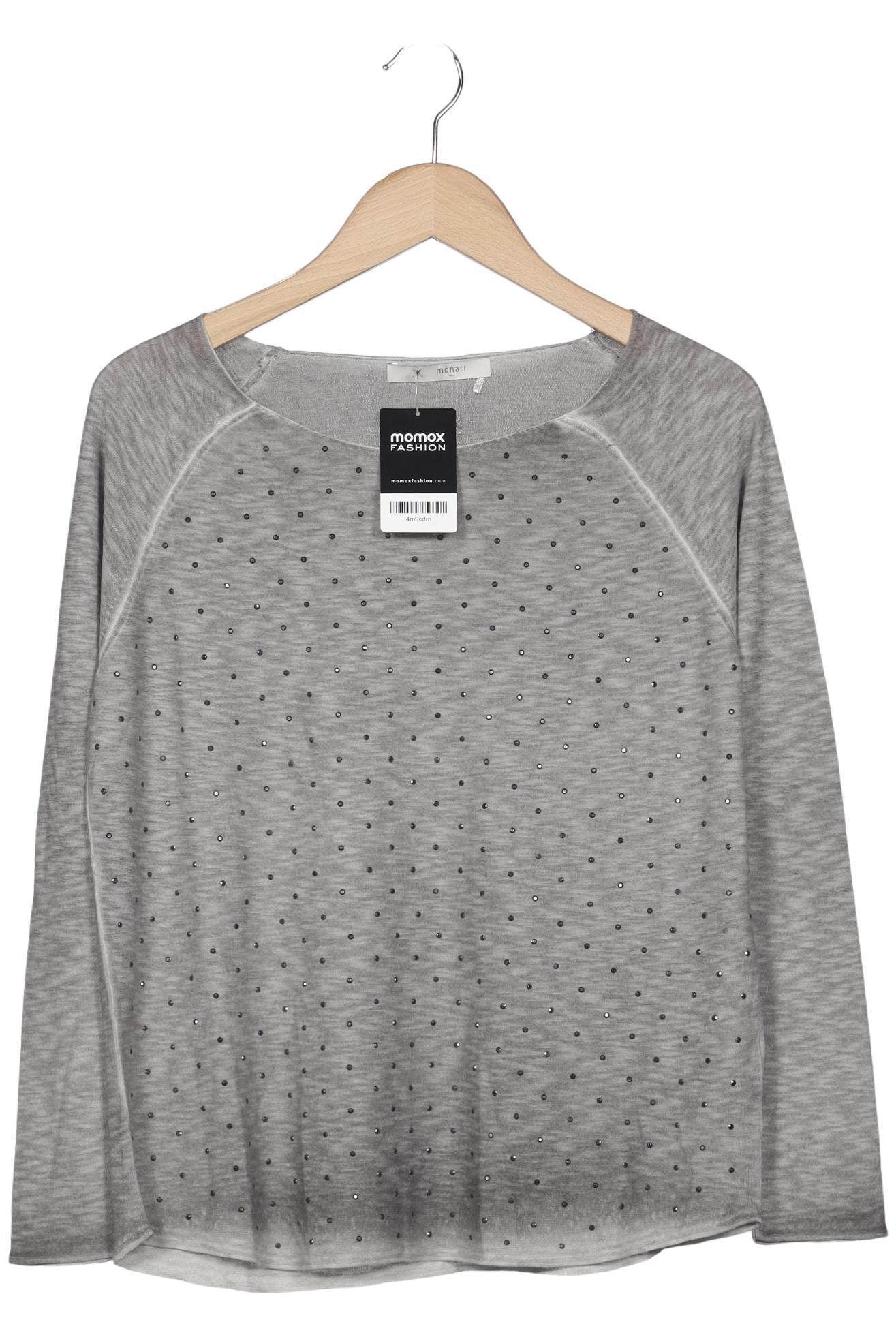 

monari Damen Pullover, grau, Gr. 38