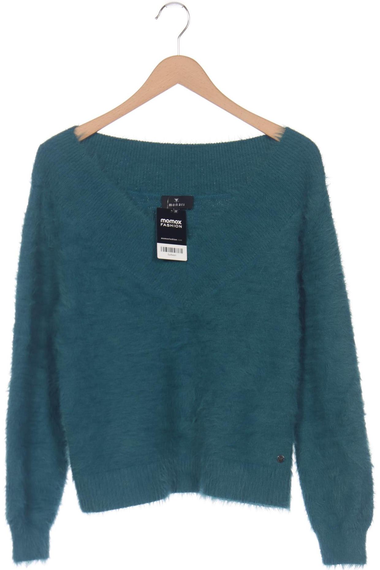 

monari Damen Pullover, blau, Gr. 36