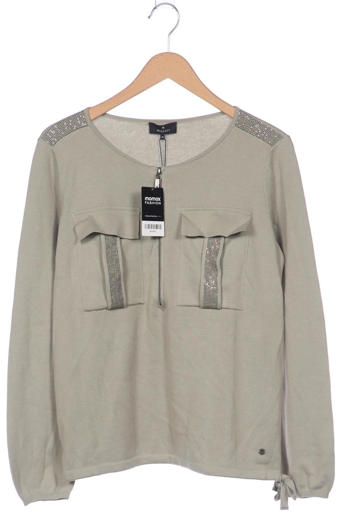 

monari Damen Pullover, grün, Gr. 38