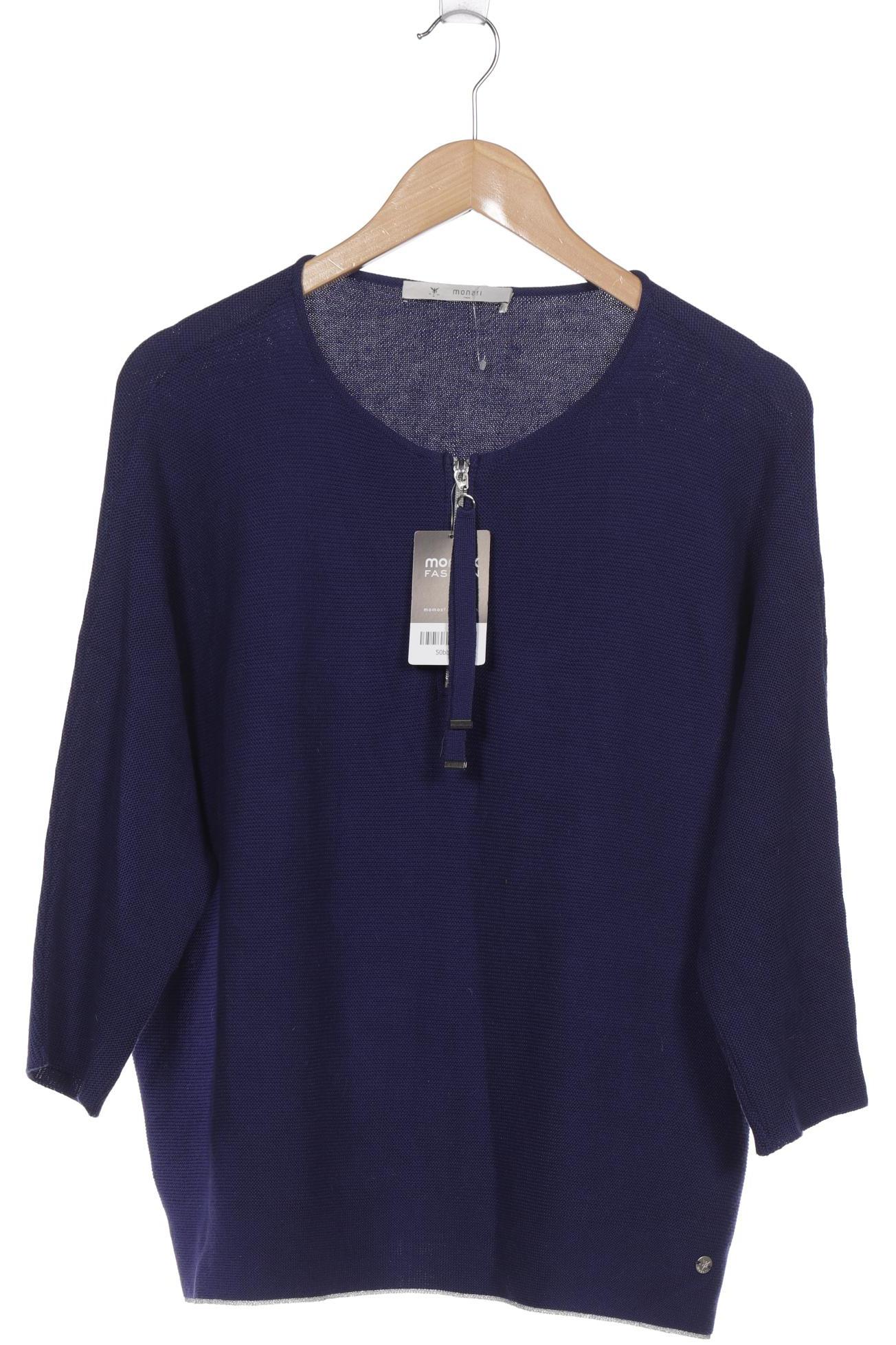 

monari Damen Pullover, blau, Gr. 40