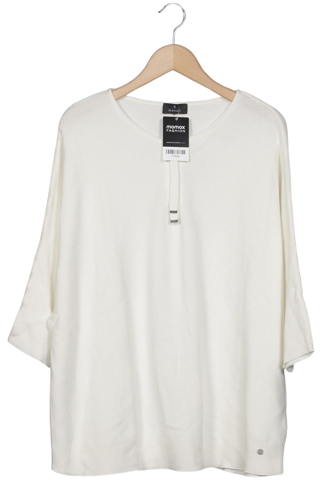 

monari Damen Pullover, weiß, Gr. 46