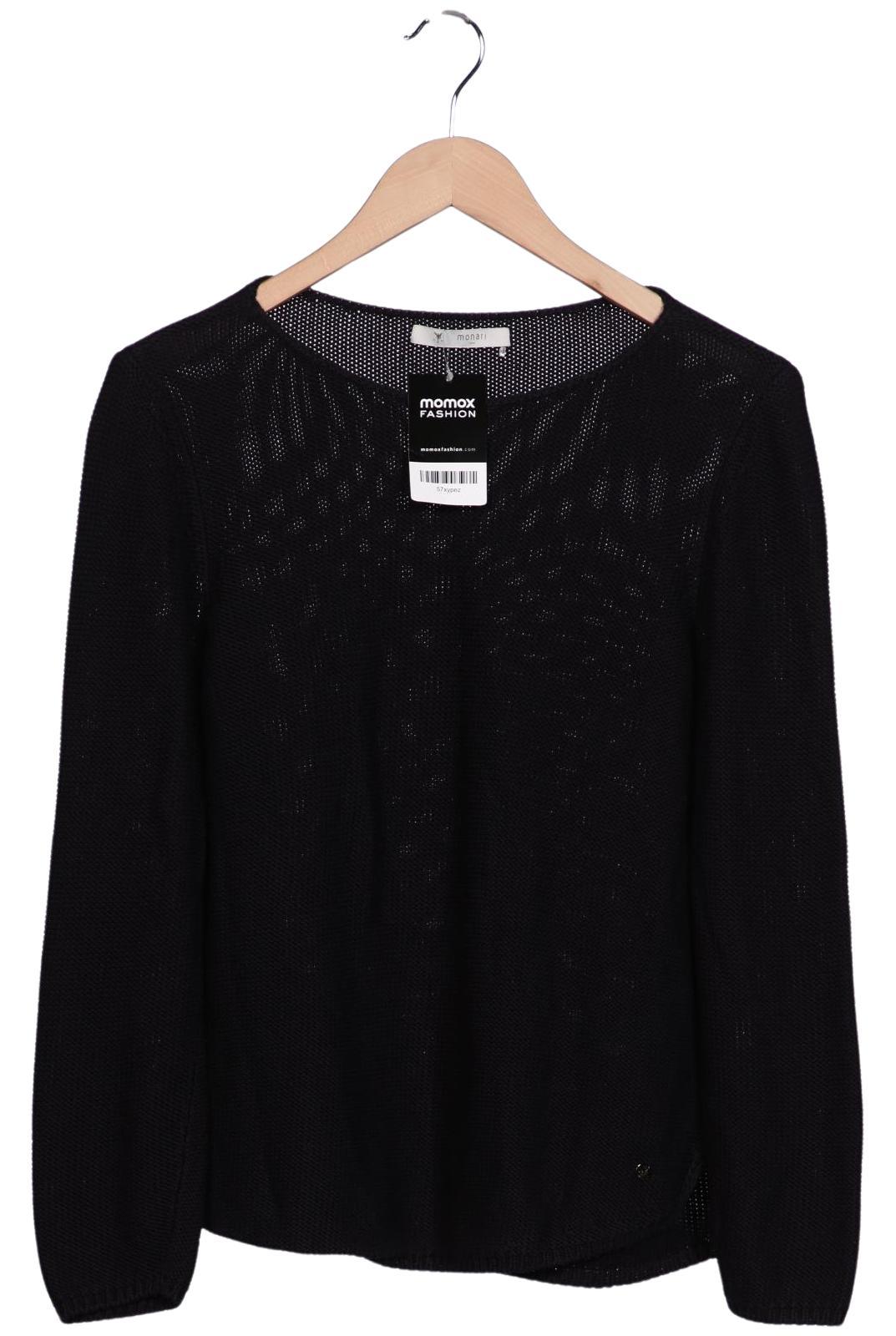 

monari Damen Pullover, schwarz, Gr. 38
