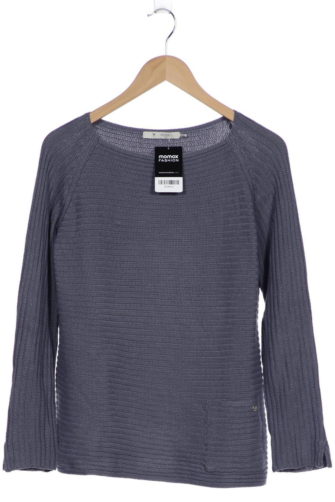 

monari Damen Pullover, blau, Gr. 38