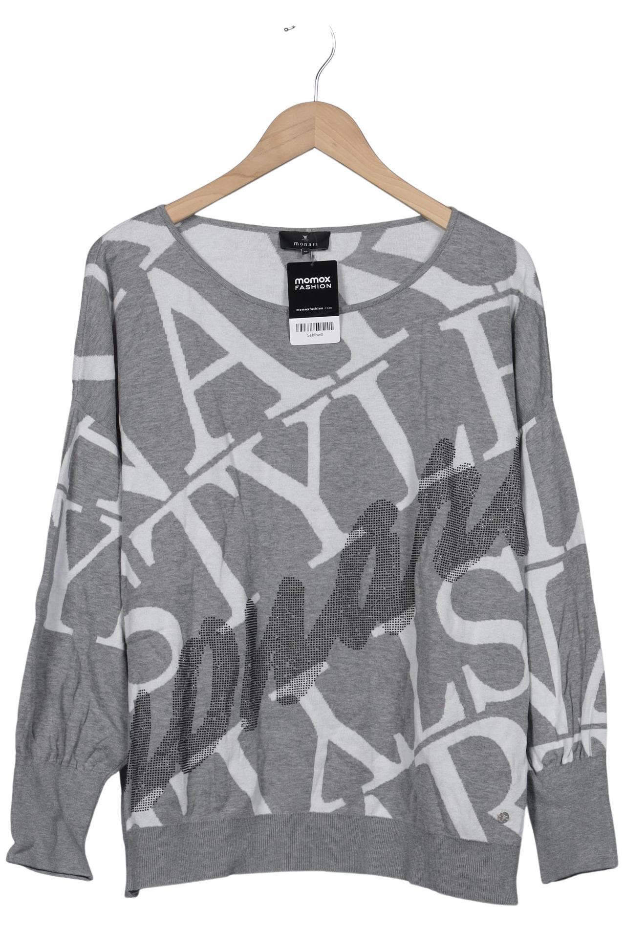 

monari Damen Pullover, grau, Gr. 46