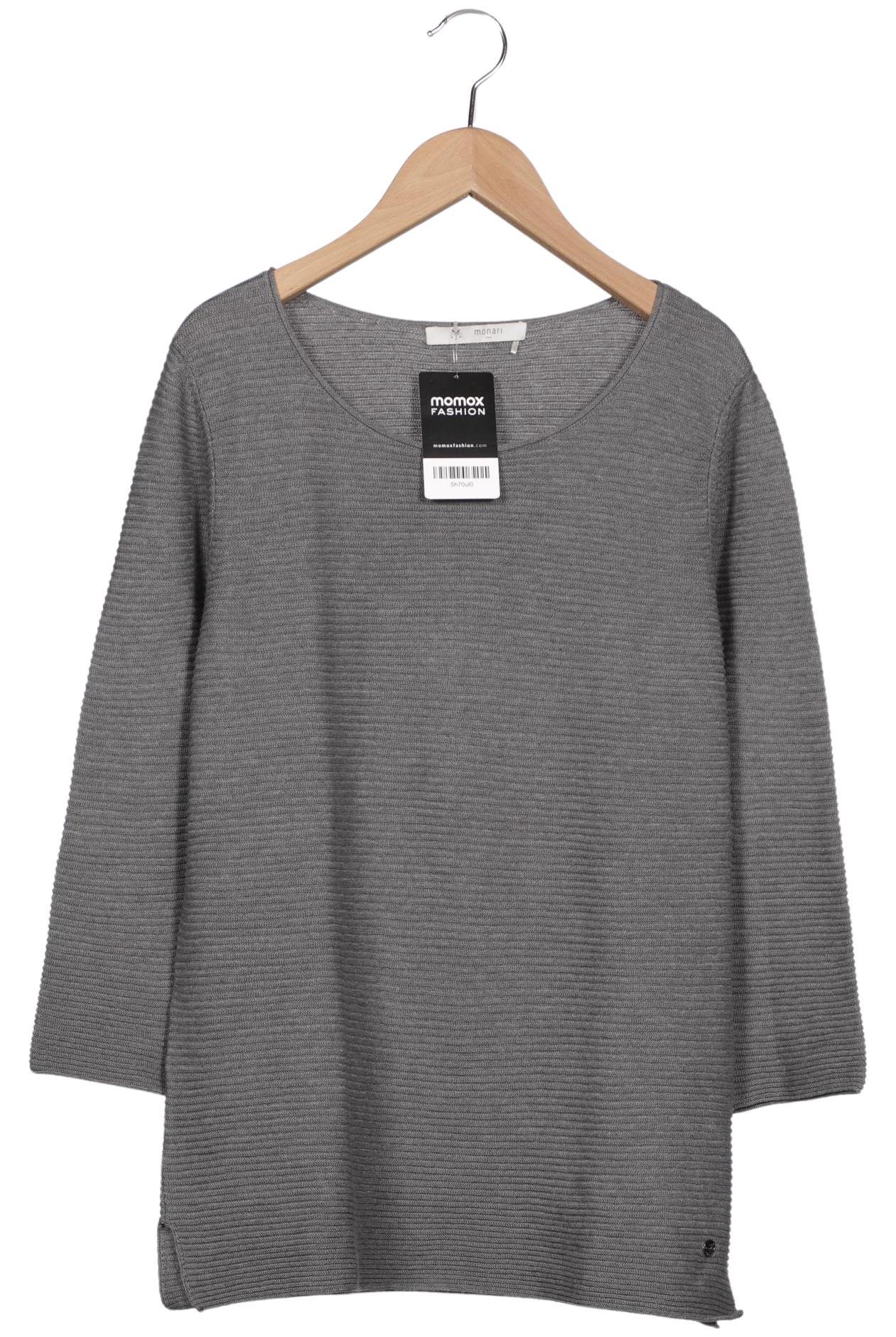 

monari Damen Pullover, grau, Gr. 38