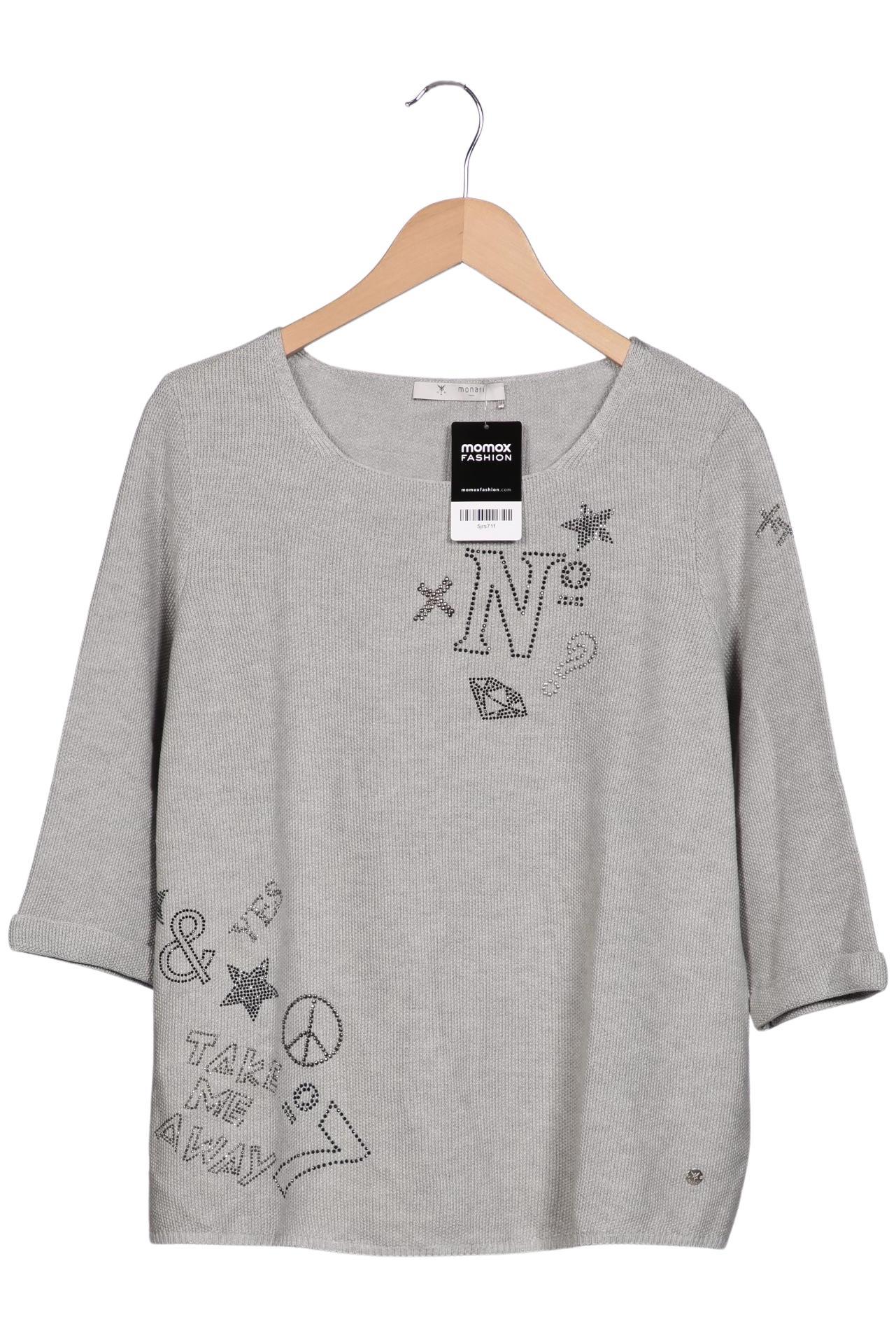 

monari Damen Pullover, grau, Gr. 42