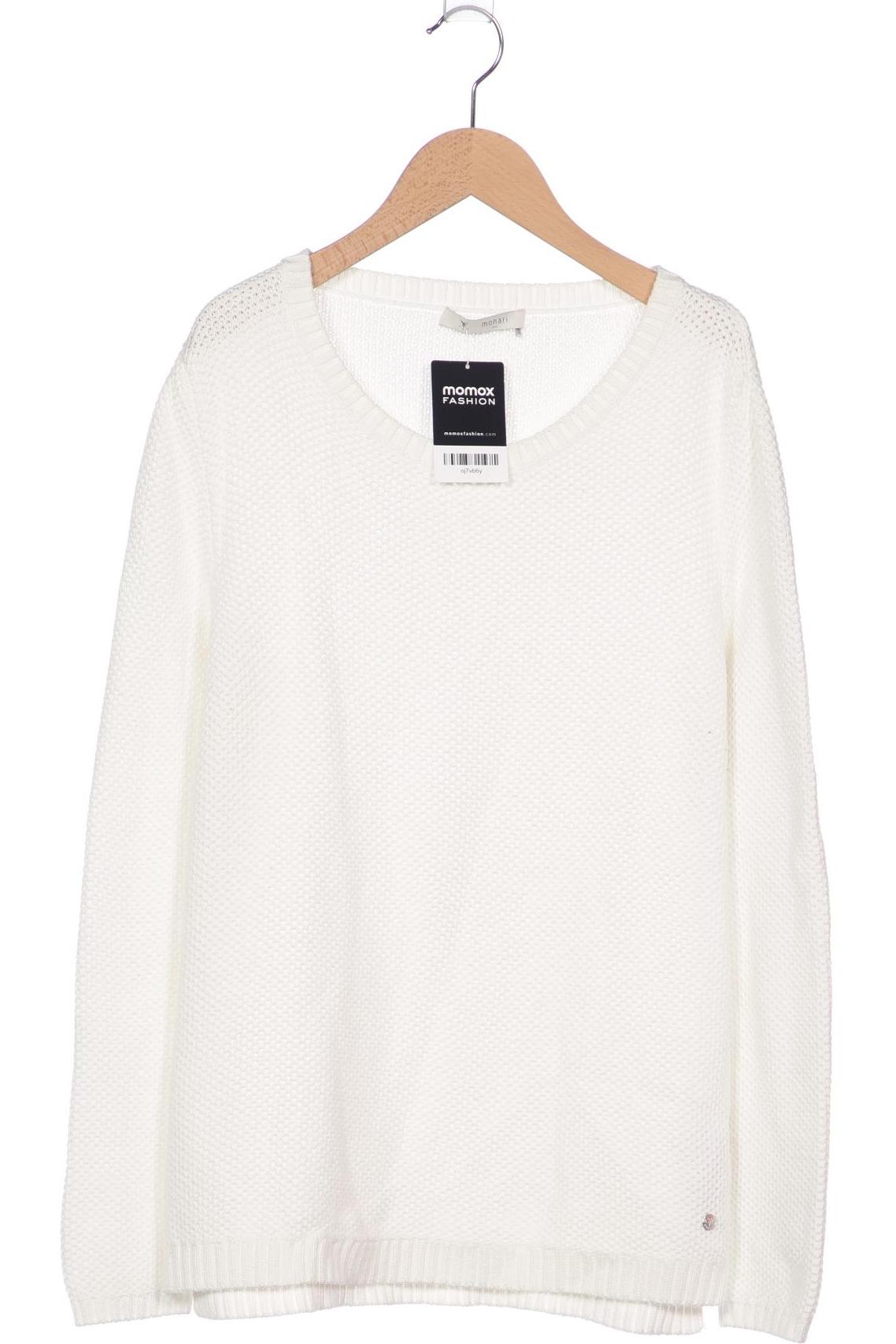 

monari Damen Pullover, weiß, Gr. 40