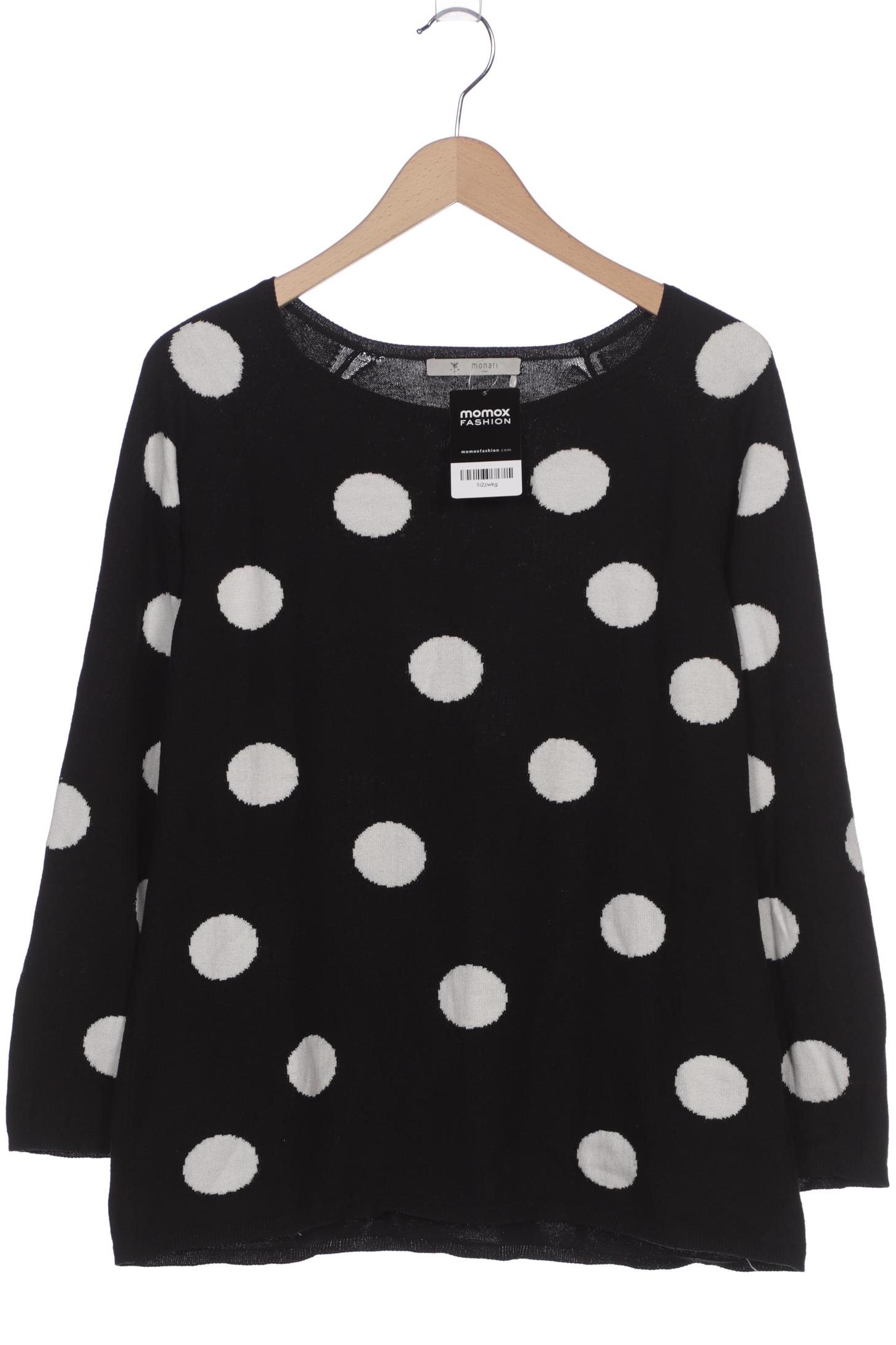 

monari Damen Pullover, schwarz, Gr. 46