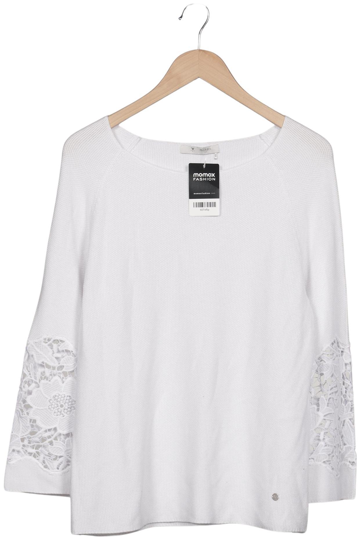 

monari Damen Pullover, weiß, Gr. 44
