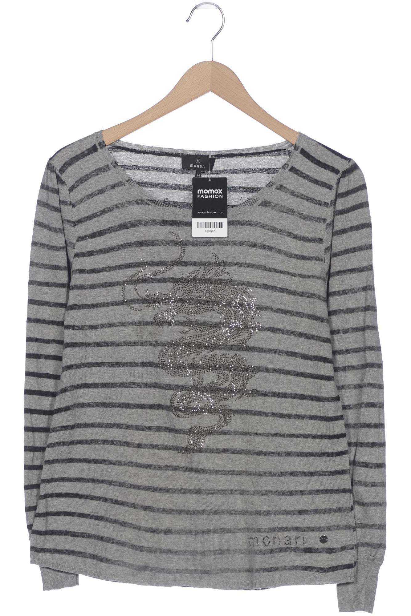

monari Damen Pullover, grau, Gr. 44