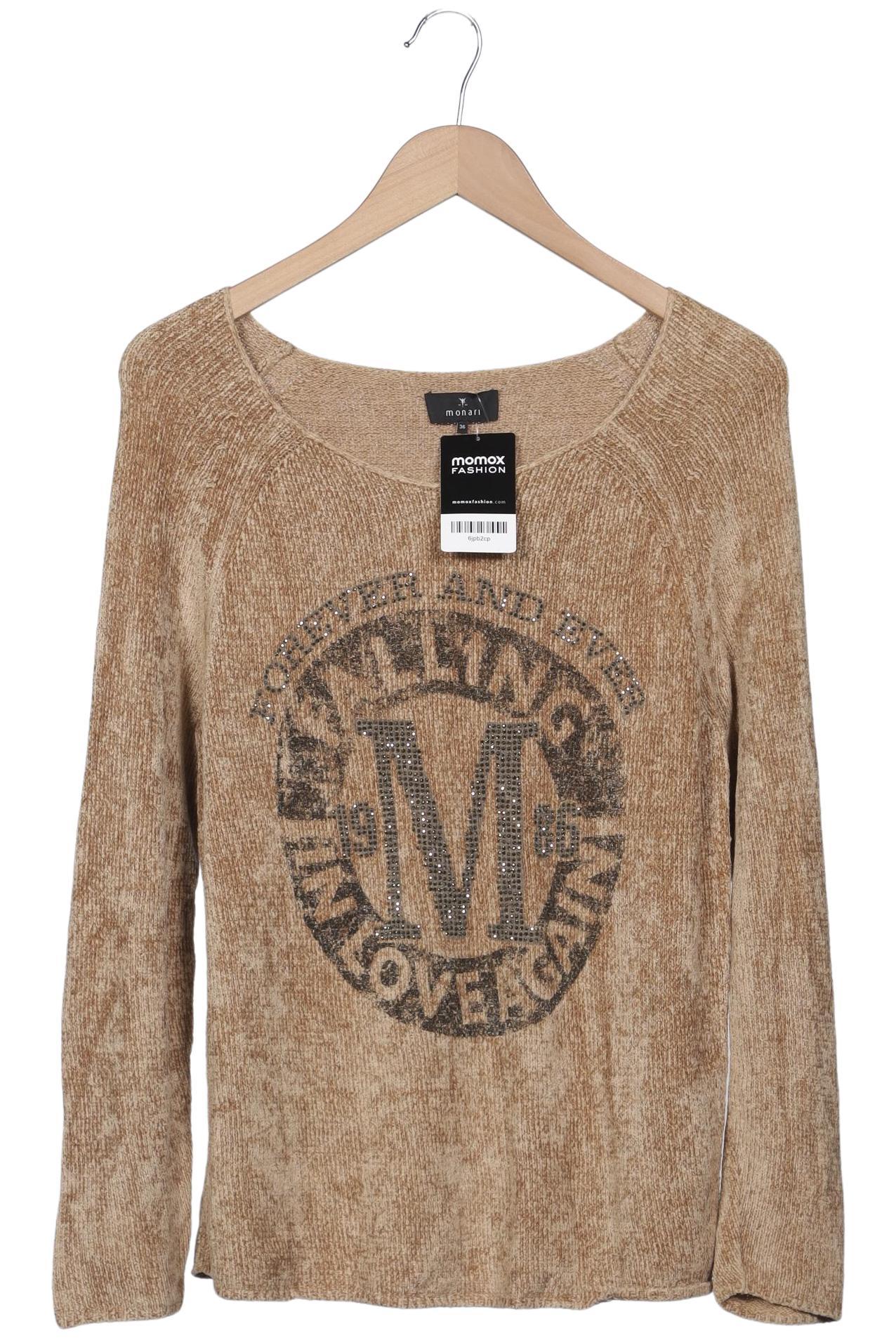 

monari Damen Pullover, beige, Gr. 36