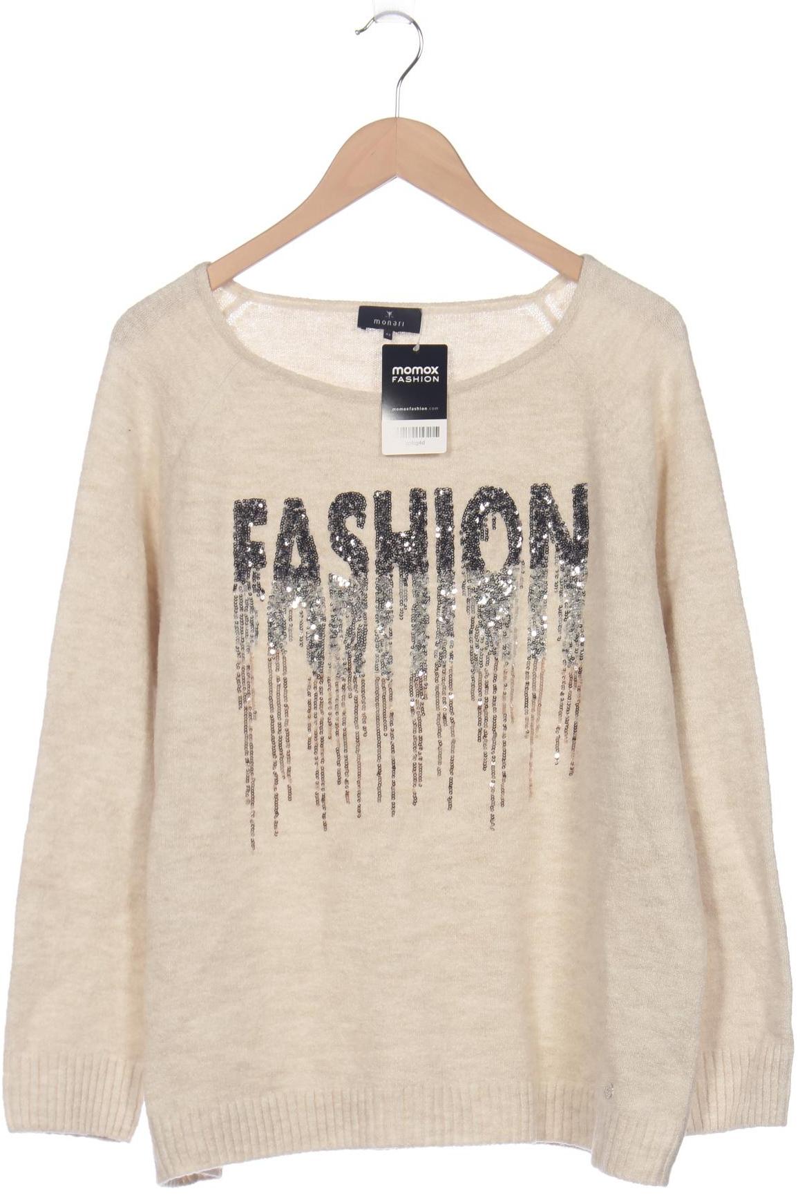 

monari Damen Pullover, cremeweiß, Gr. 42