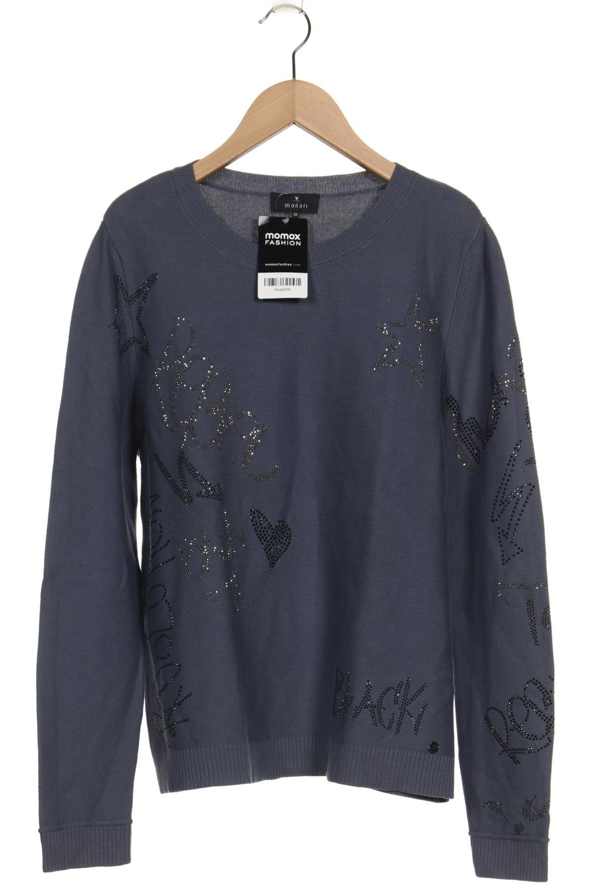 

monari Damen Pullover, grau, Gr. 38